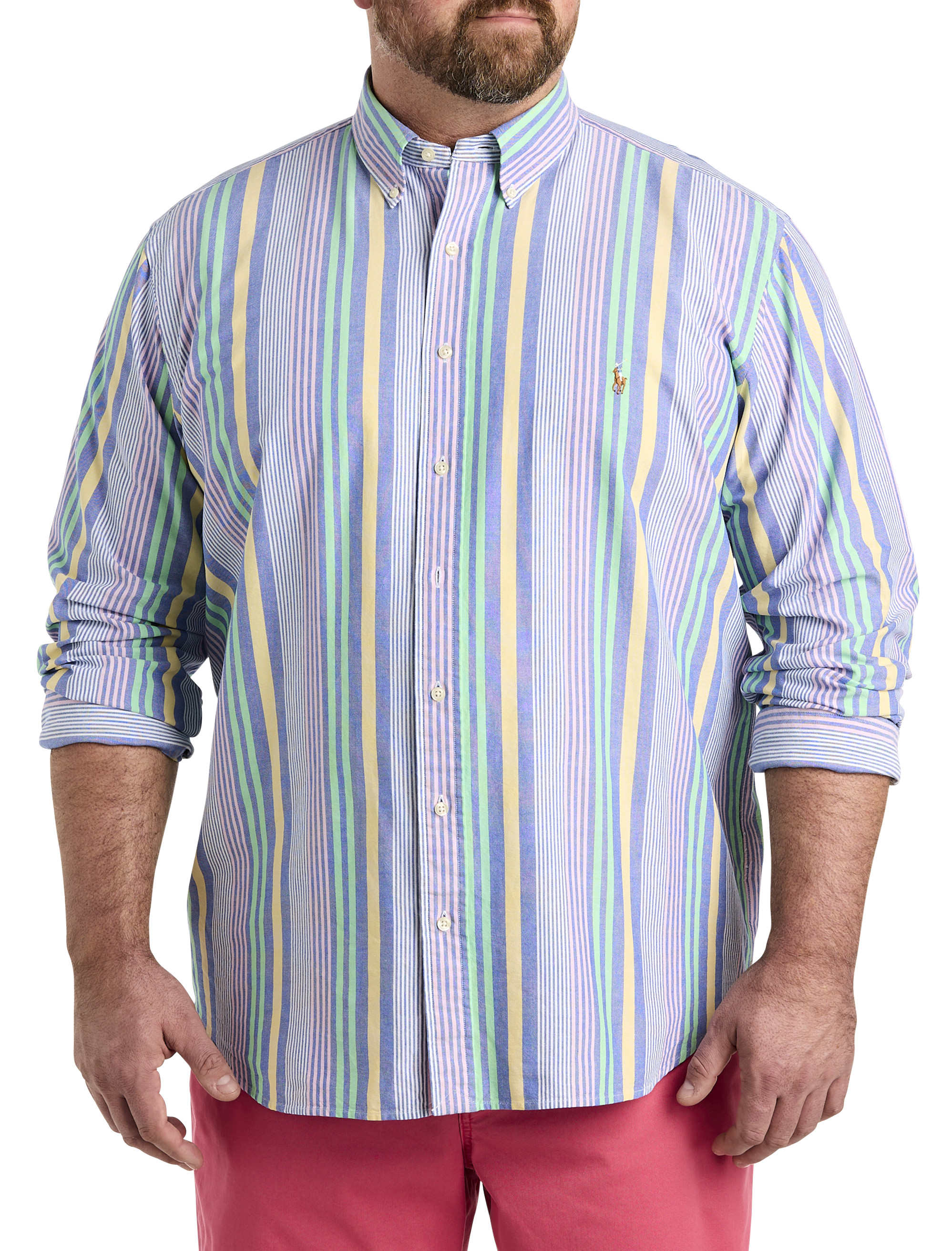 Ralph lauren multi stripe shirt hotsell