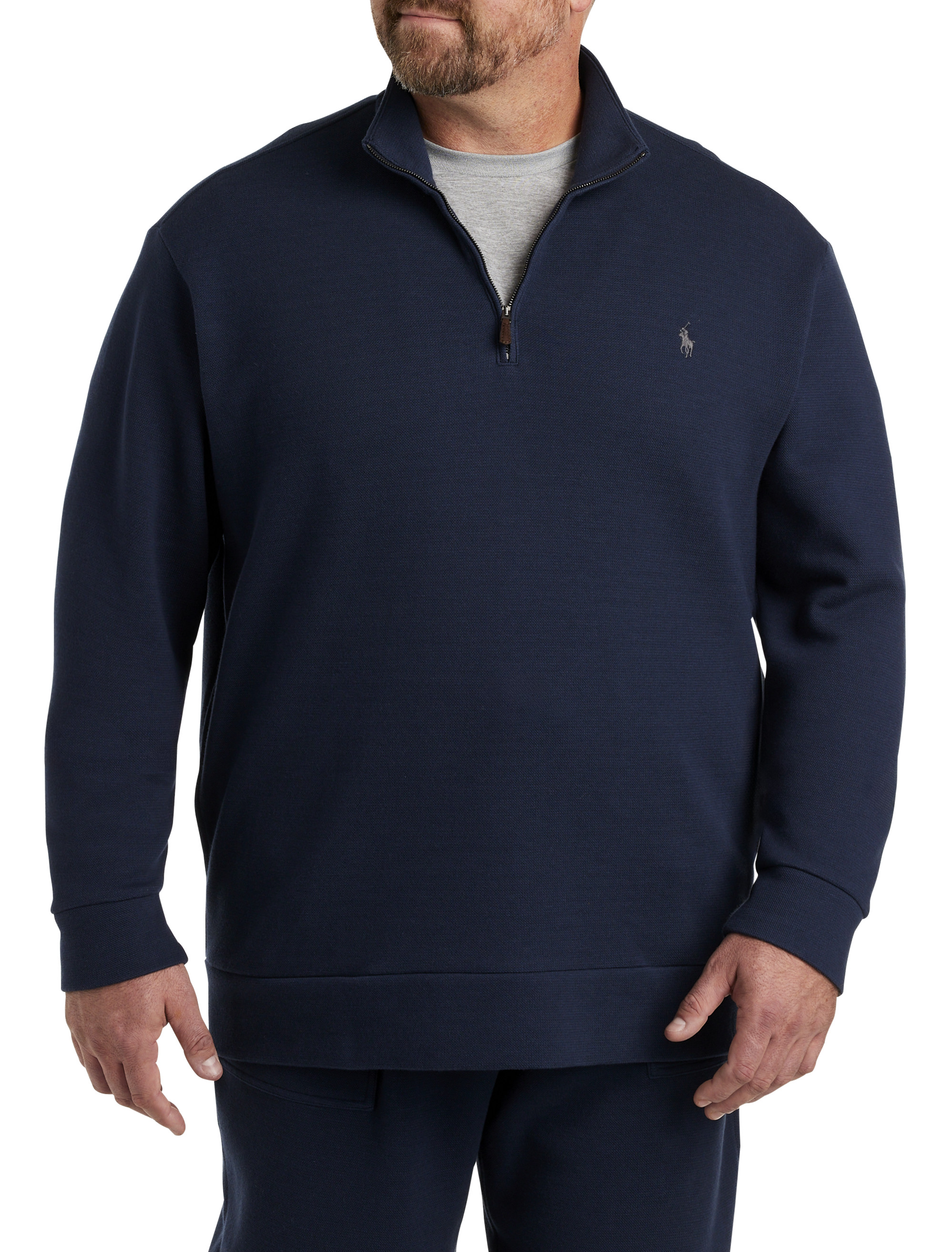 Double-Knit 1/4-Zip Pullover