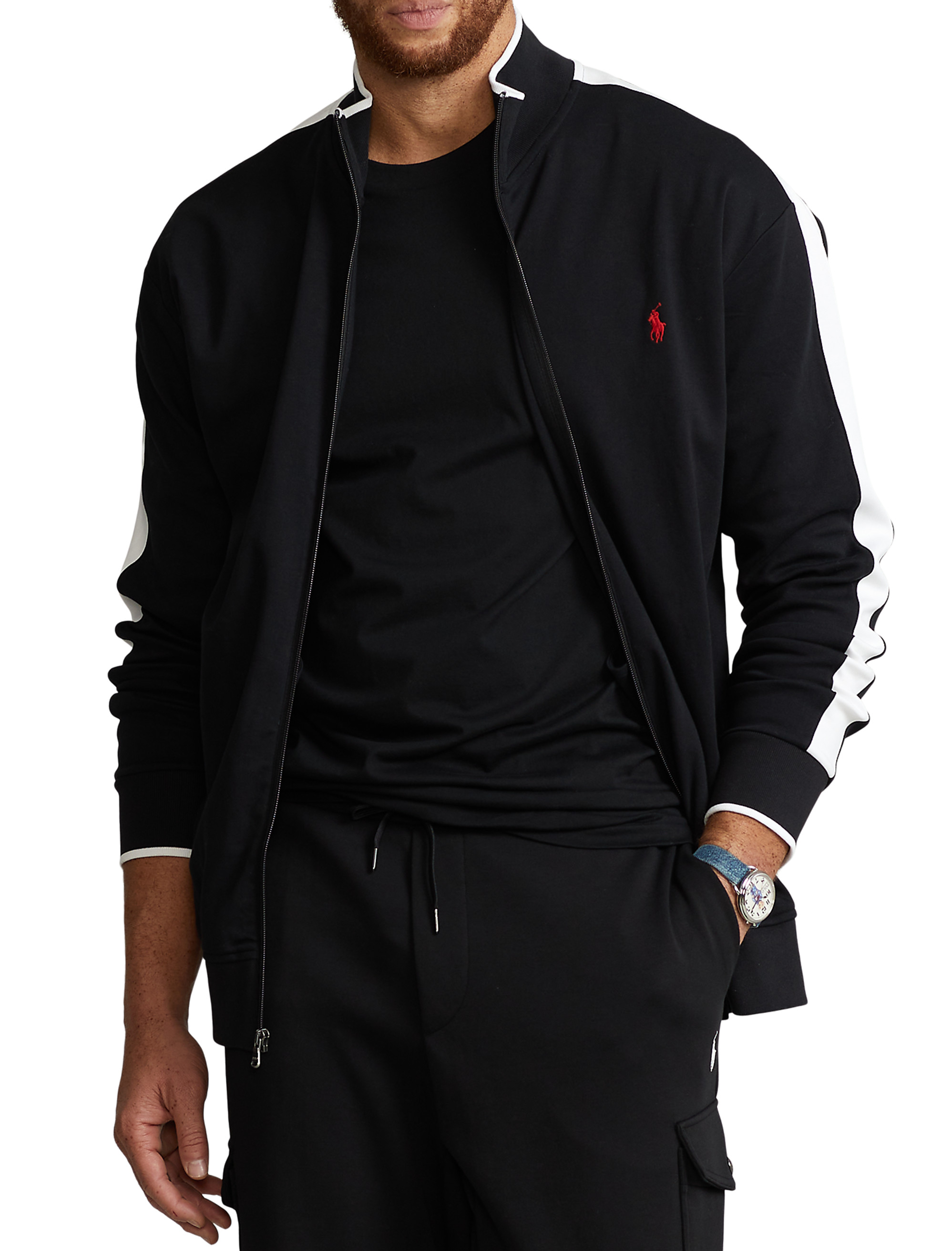 Big + Tall, Polo Ralph Lauren Double-Knit Track Jacket