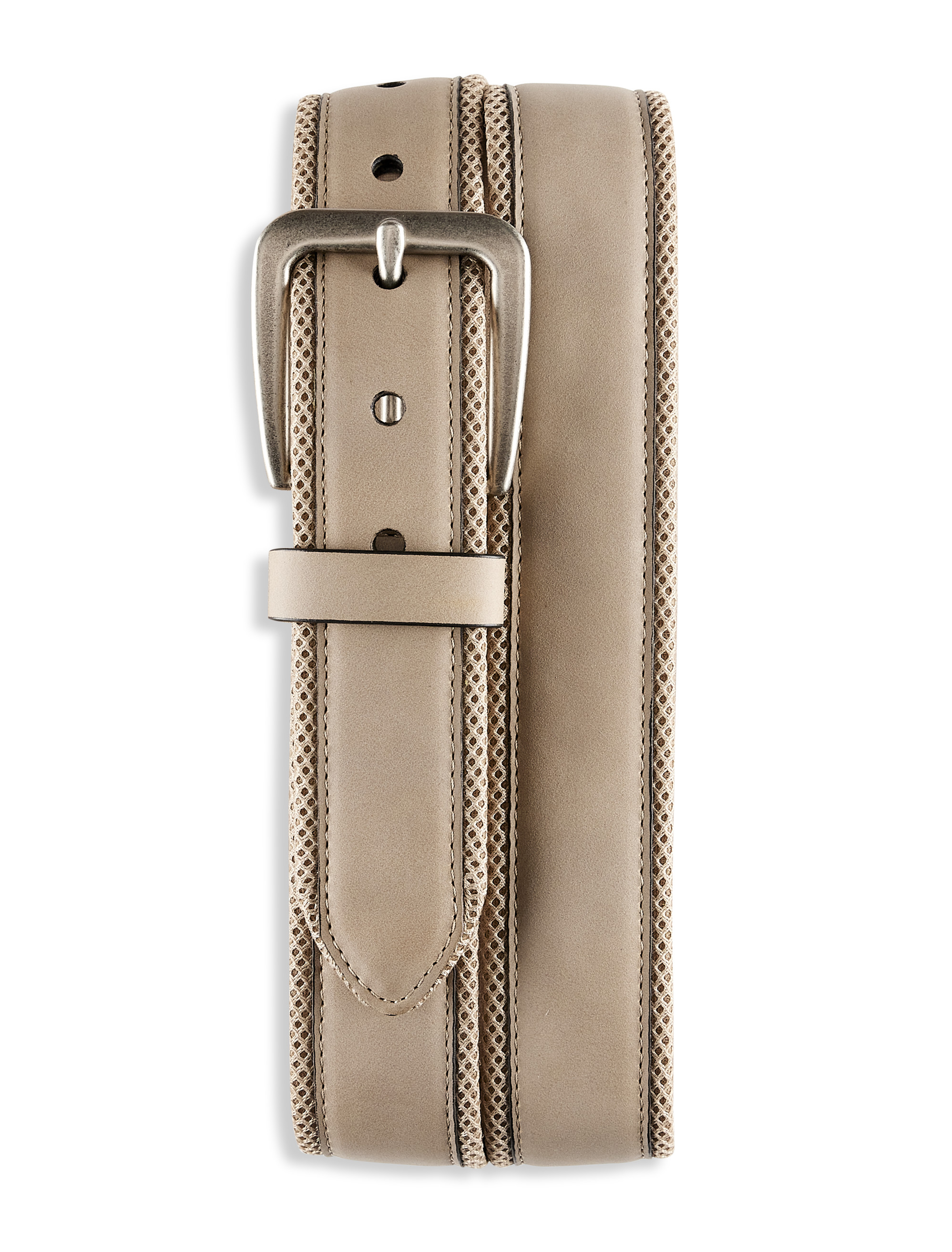 Big + Tall | Columbia Leather Mesh-Lined Belt | DXL