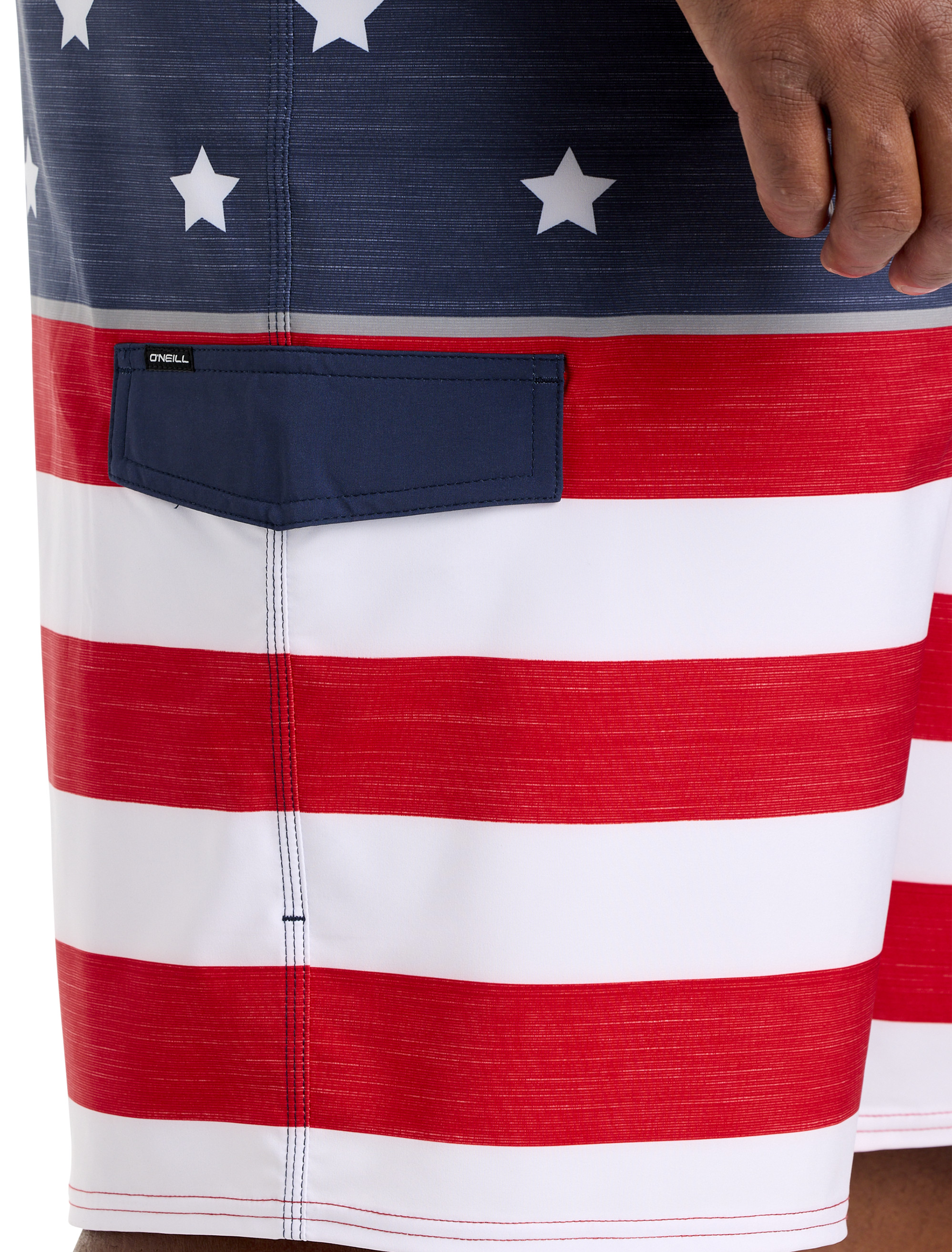 Lennox Flag Print Board Shorts