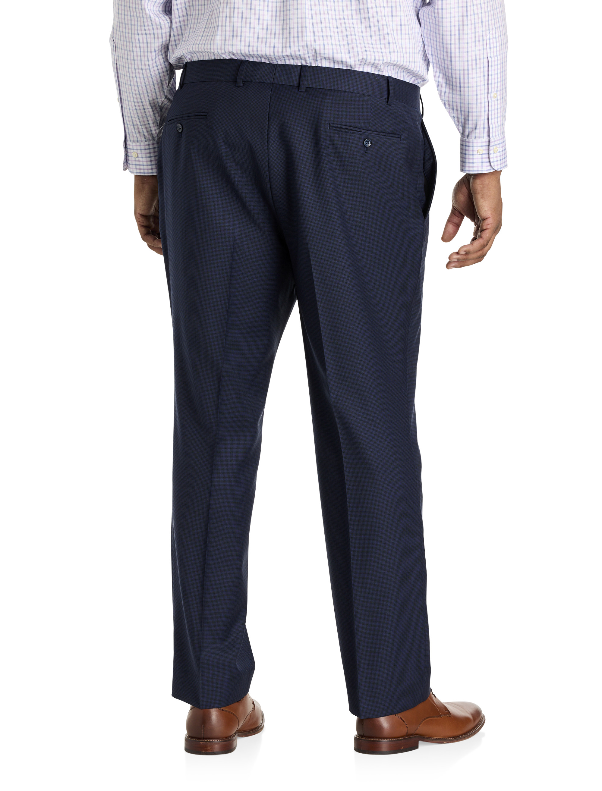 Flat-front Suit Pants