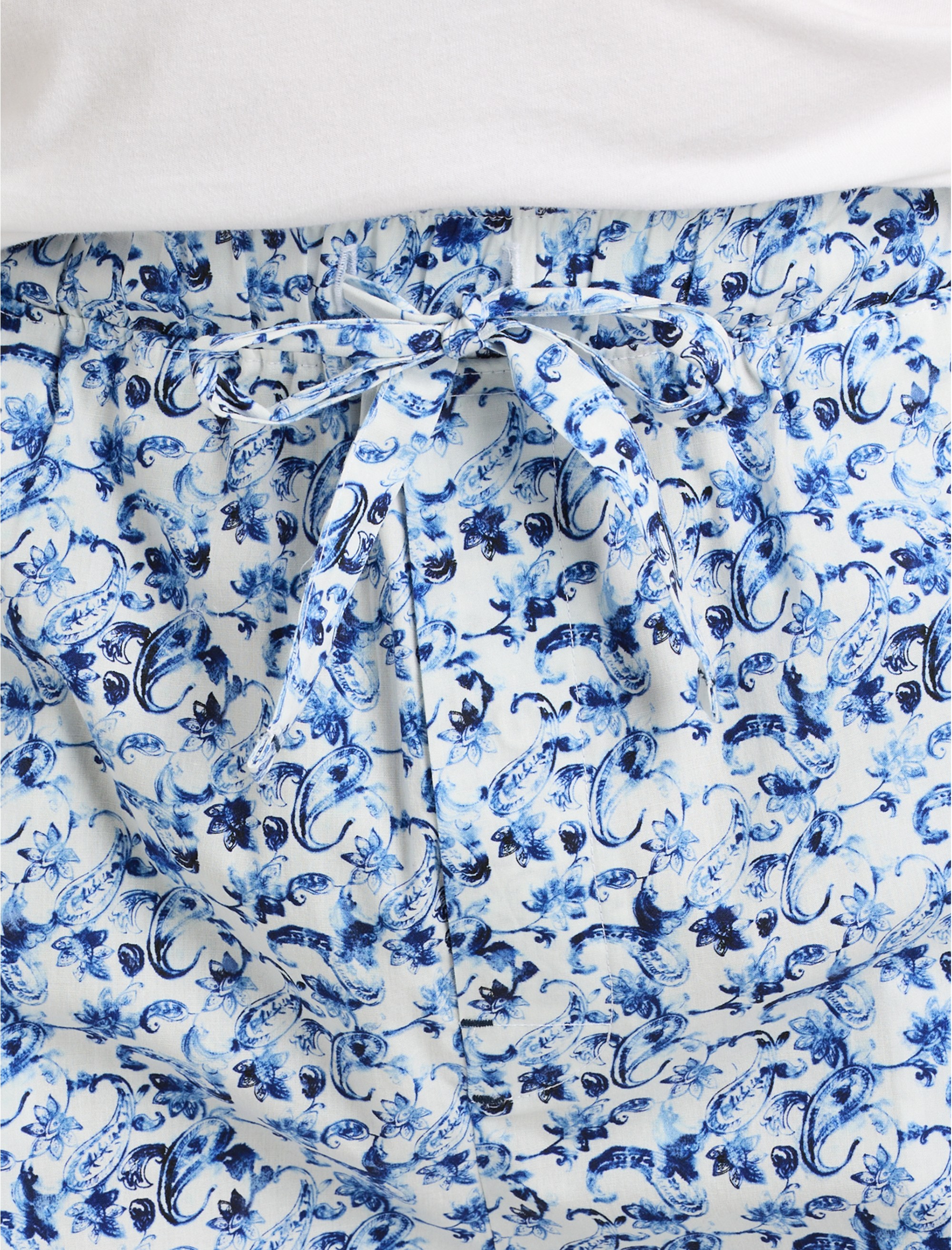 Paisley Pajama Shorts - thumbnail 3