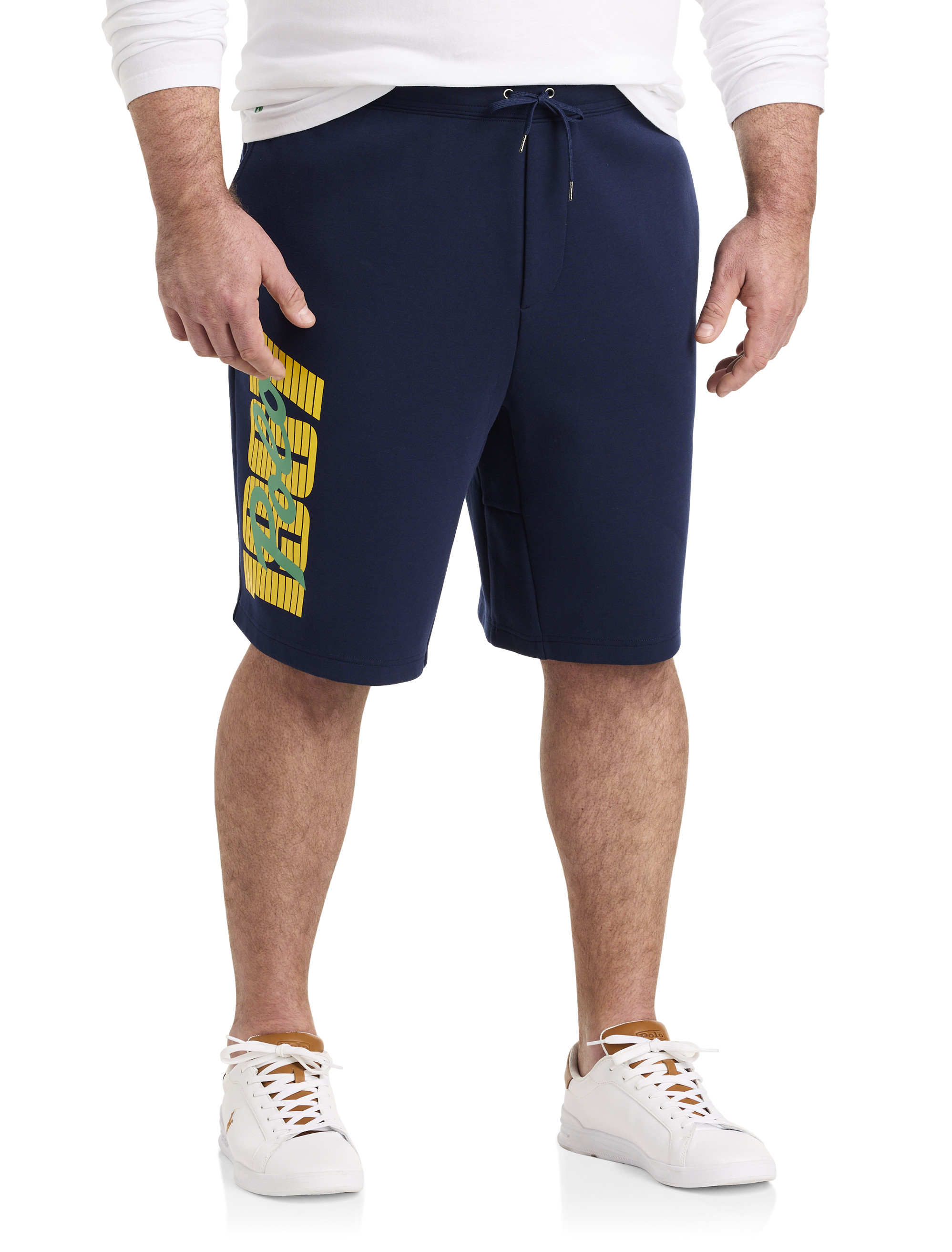 Big + Tall | Polo Ralph Lauren Double-Knit Logo Shorts | DXL