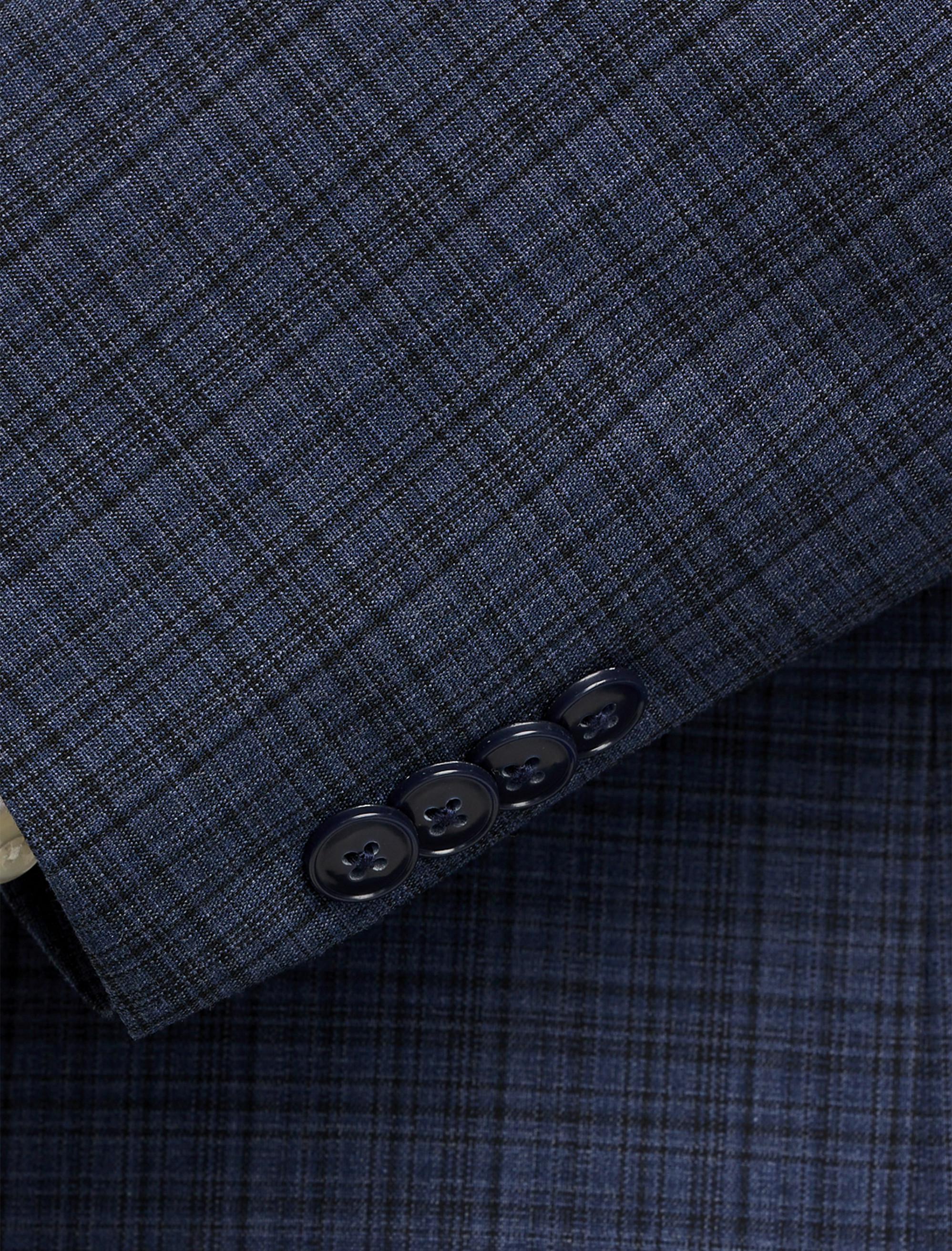 Big + Tall | Michael Kors Check Patterned Suit Jacket | DXL