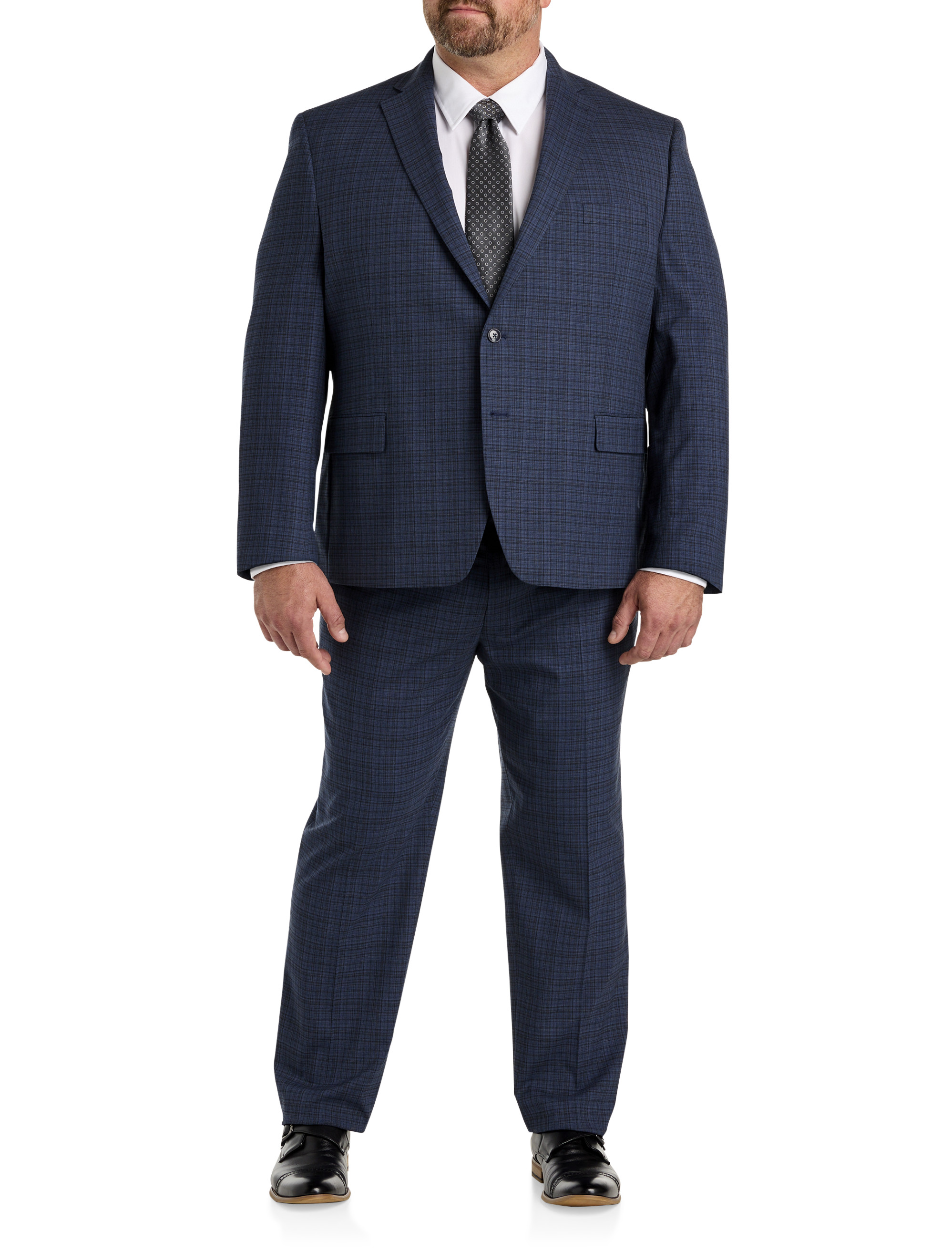 Big + Tall | Michael Kors Check Patterned Suit Jacket | DXL