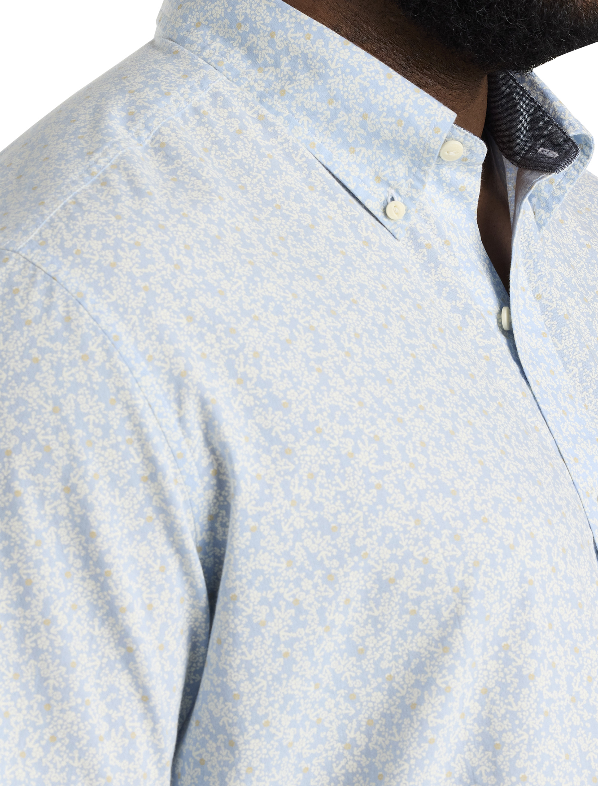 Madras Floral Sport Shirt