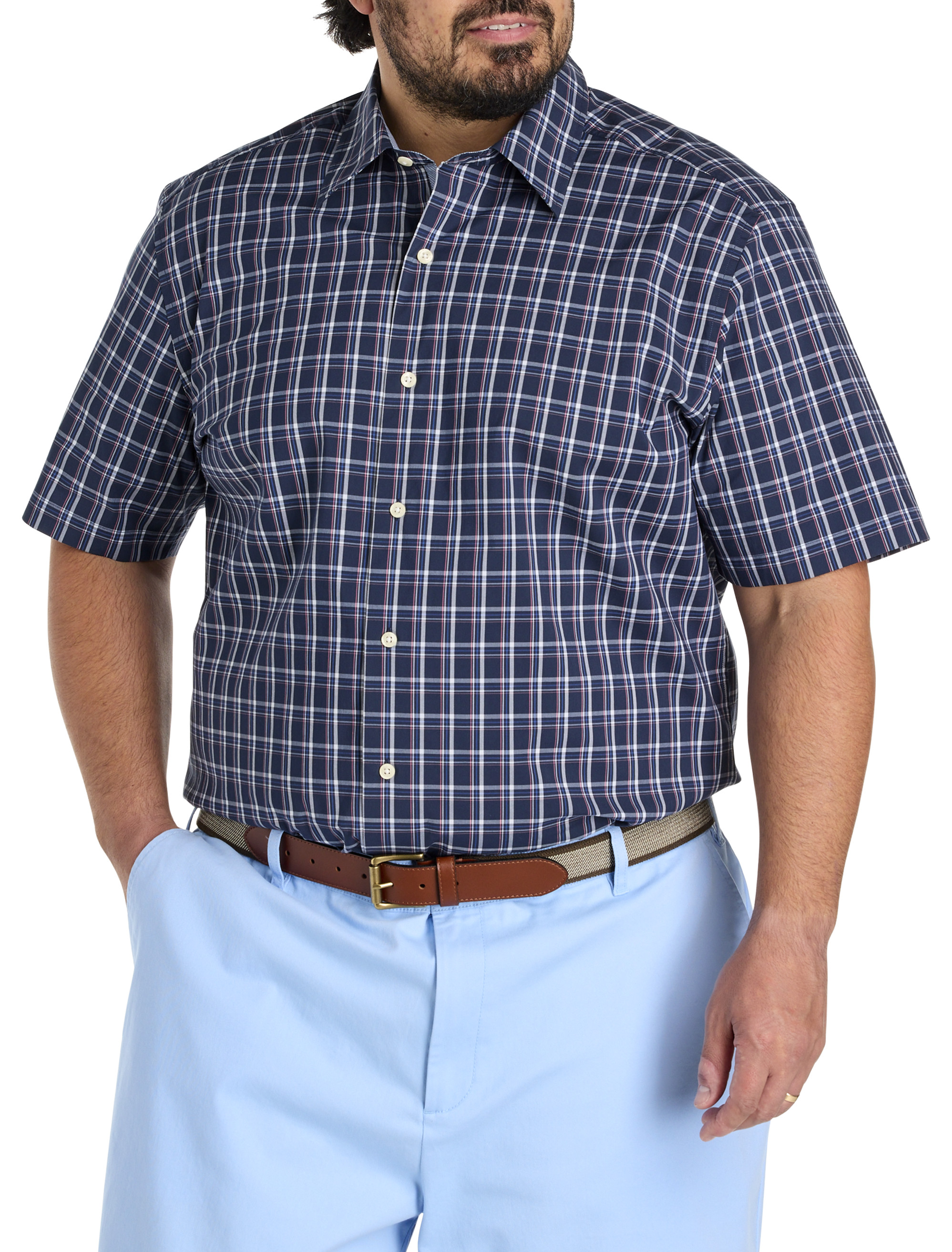 Big + Tall | Nautica Plaid Navtech Sport Shirt | DXL