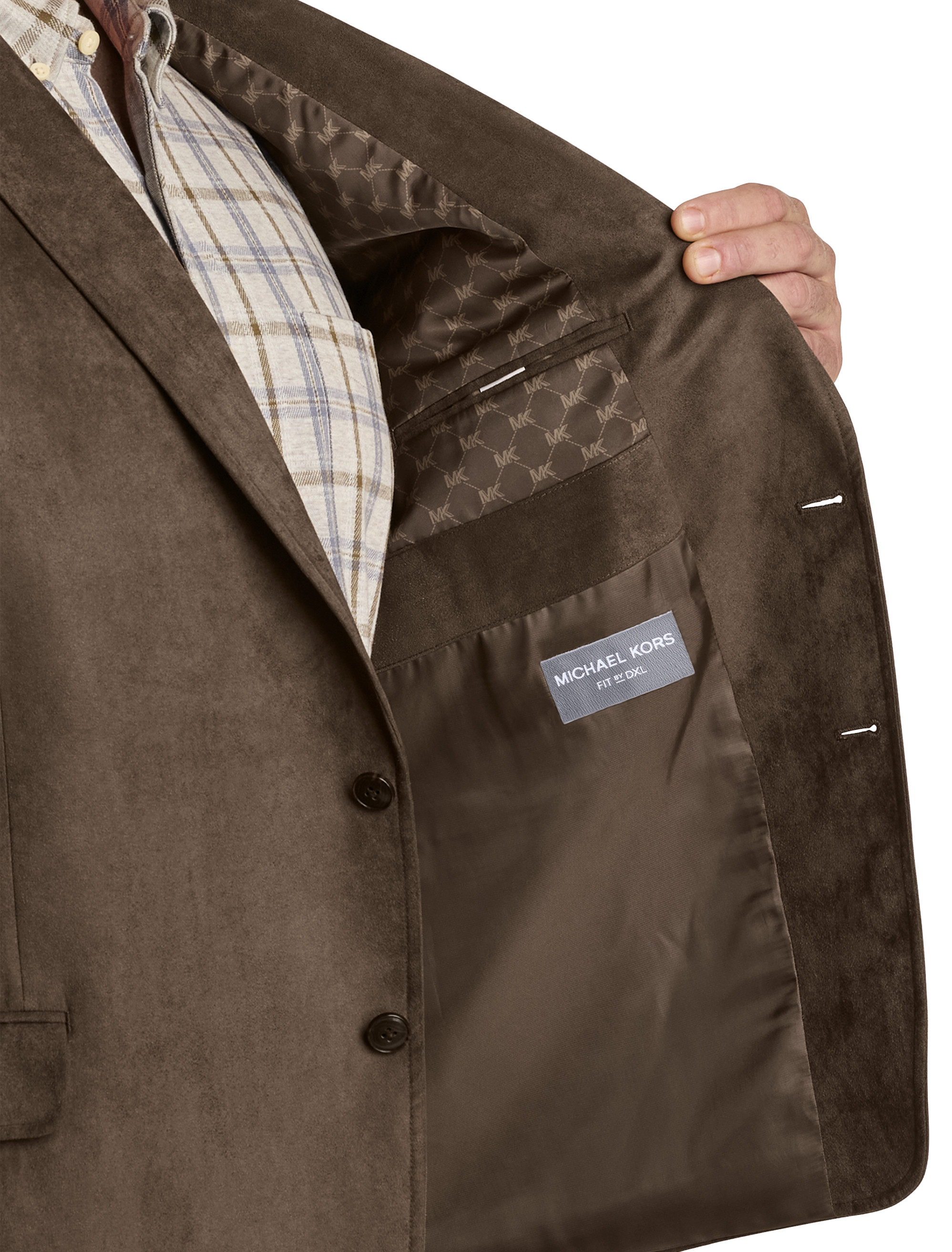 Big + Tall | Michael Kors Faux-Suede Sport Coat | DXL