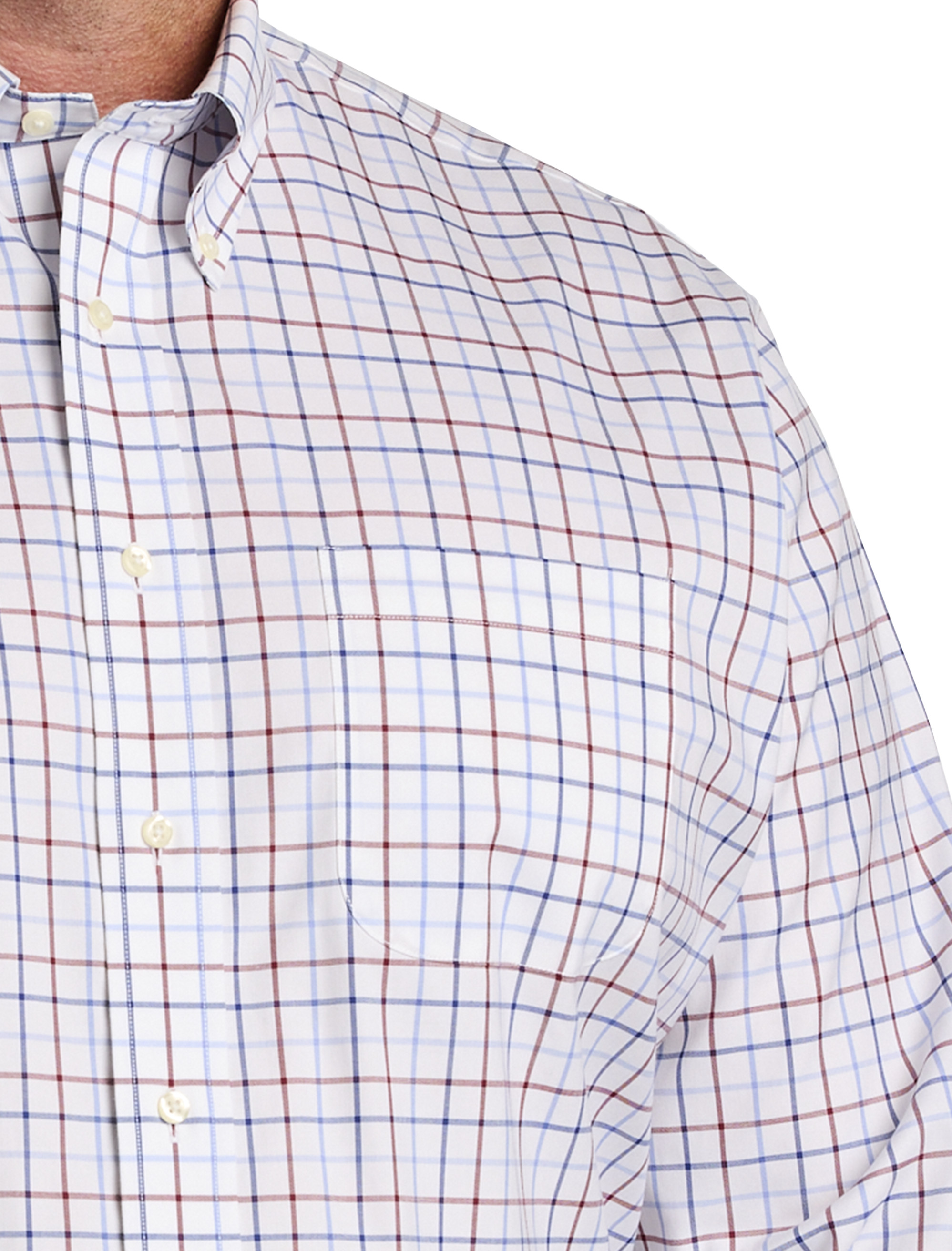 Big + Tall | Brooks Brothers Non-Iron Multi Check Dress