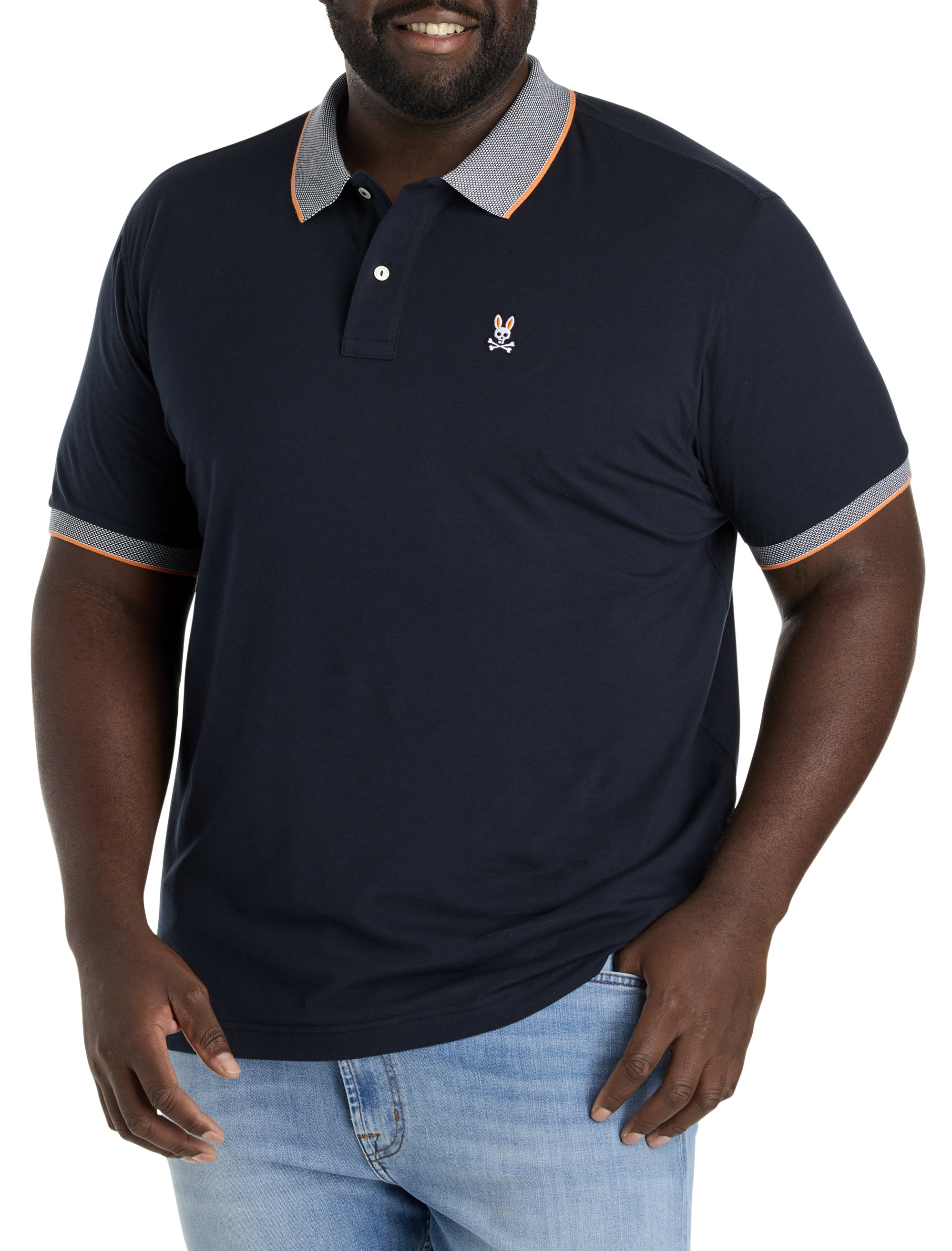 Big + Tall | Psycho Bunny Northlake Jersey Polo Shirt | DXL