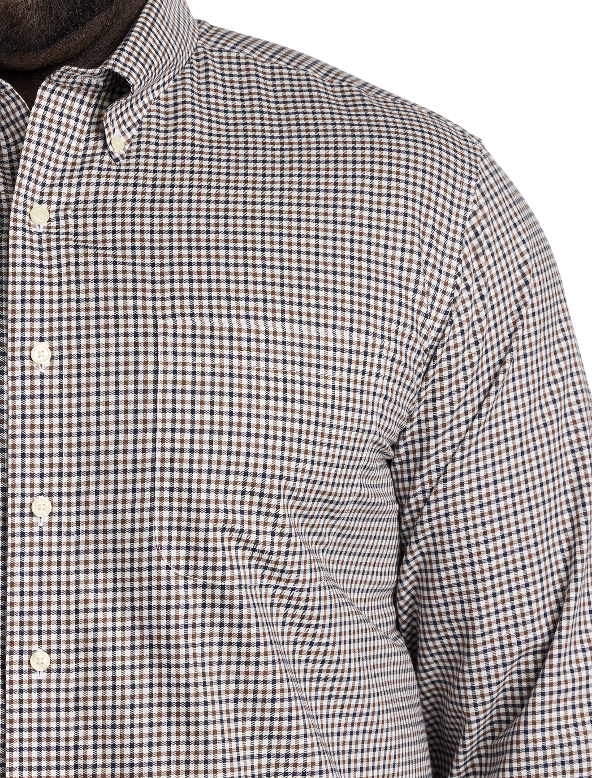 Big + Tall | Brooks Brothers Non-Iron Gingham Sport Shirt | DXL