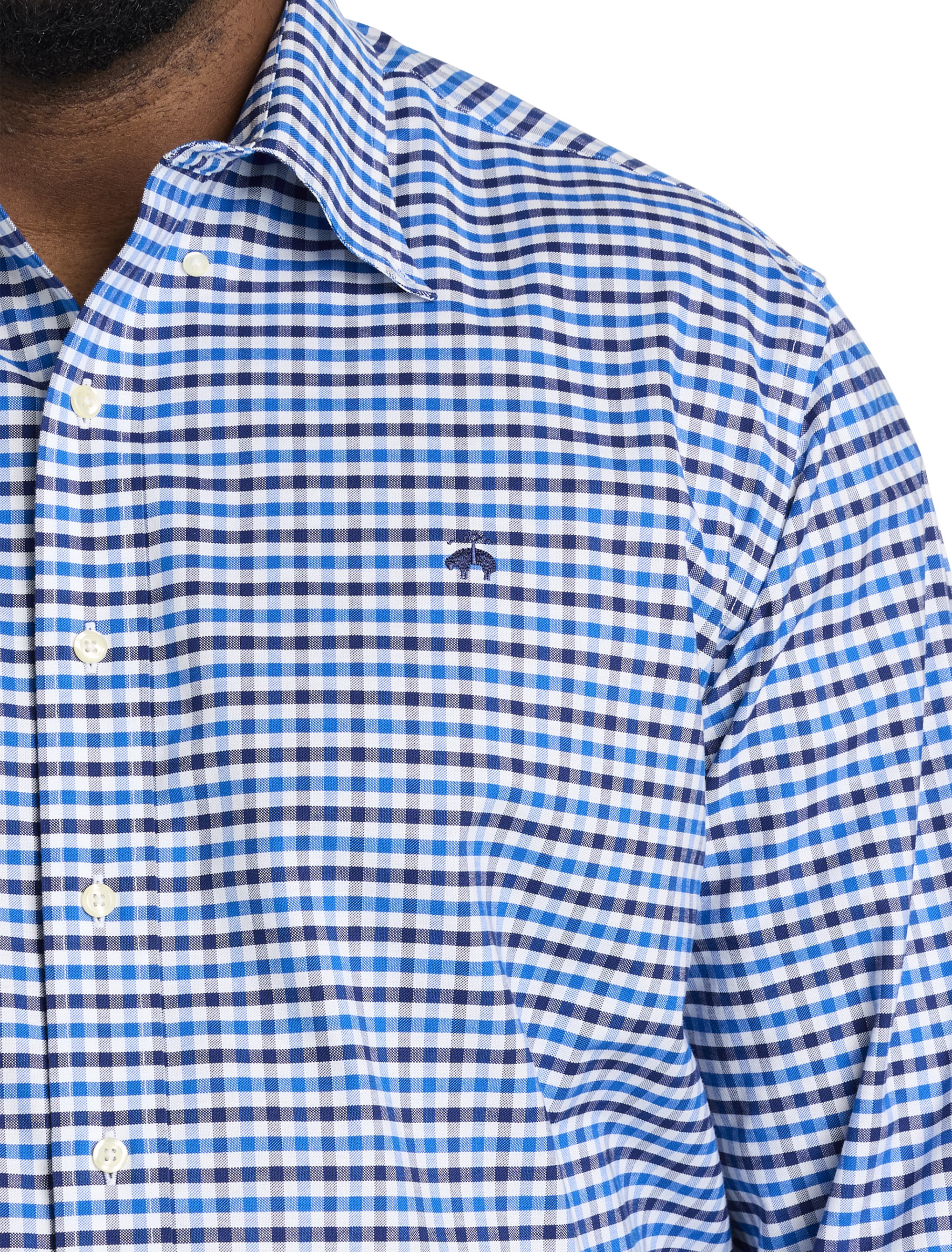 Non-Iron Gingham Sport Shirt