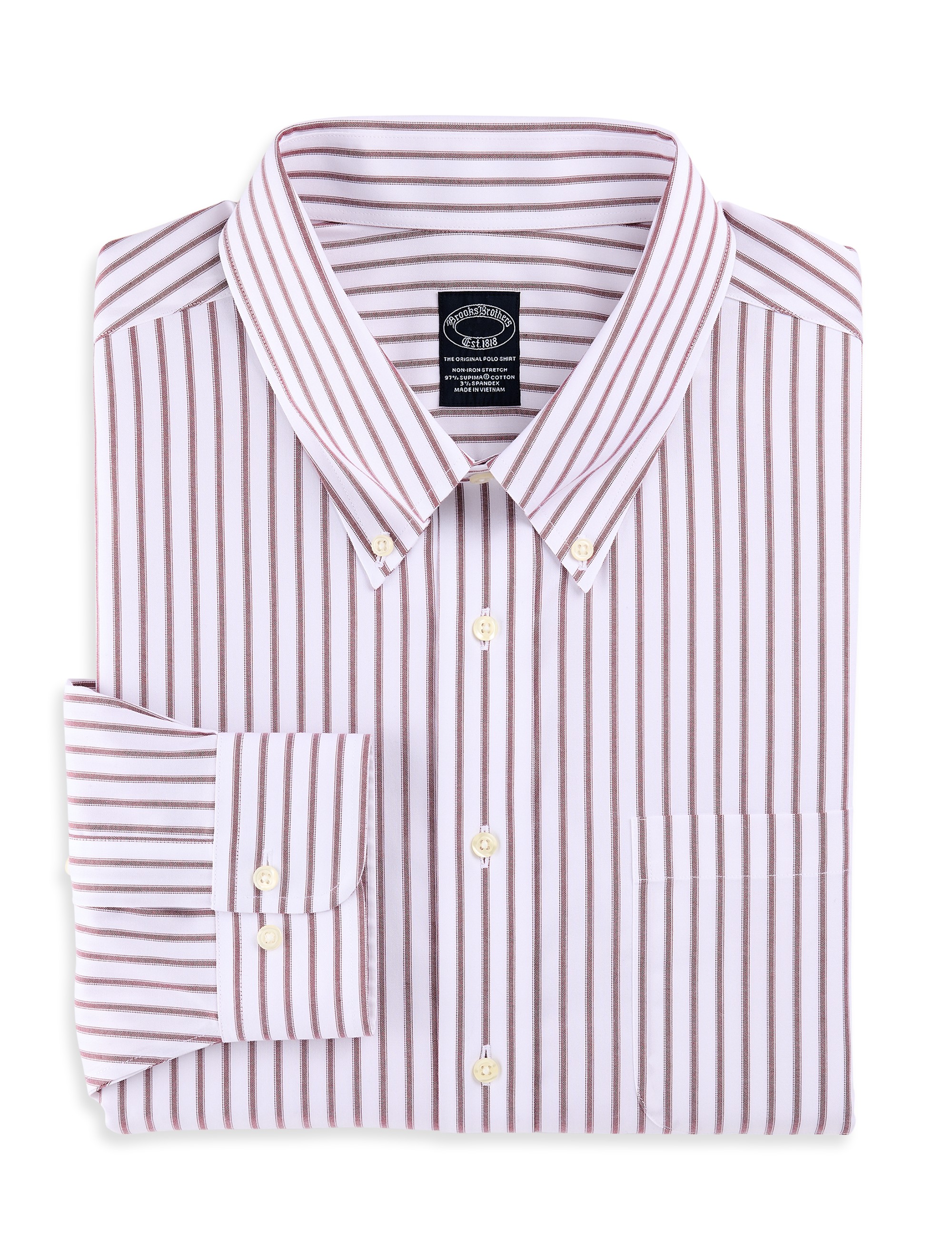 Non-Iron Striped Dress Shirt