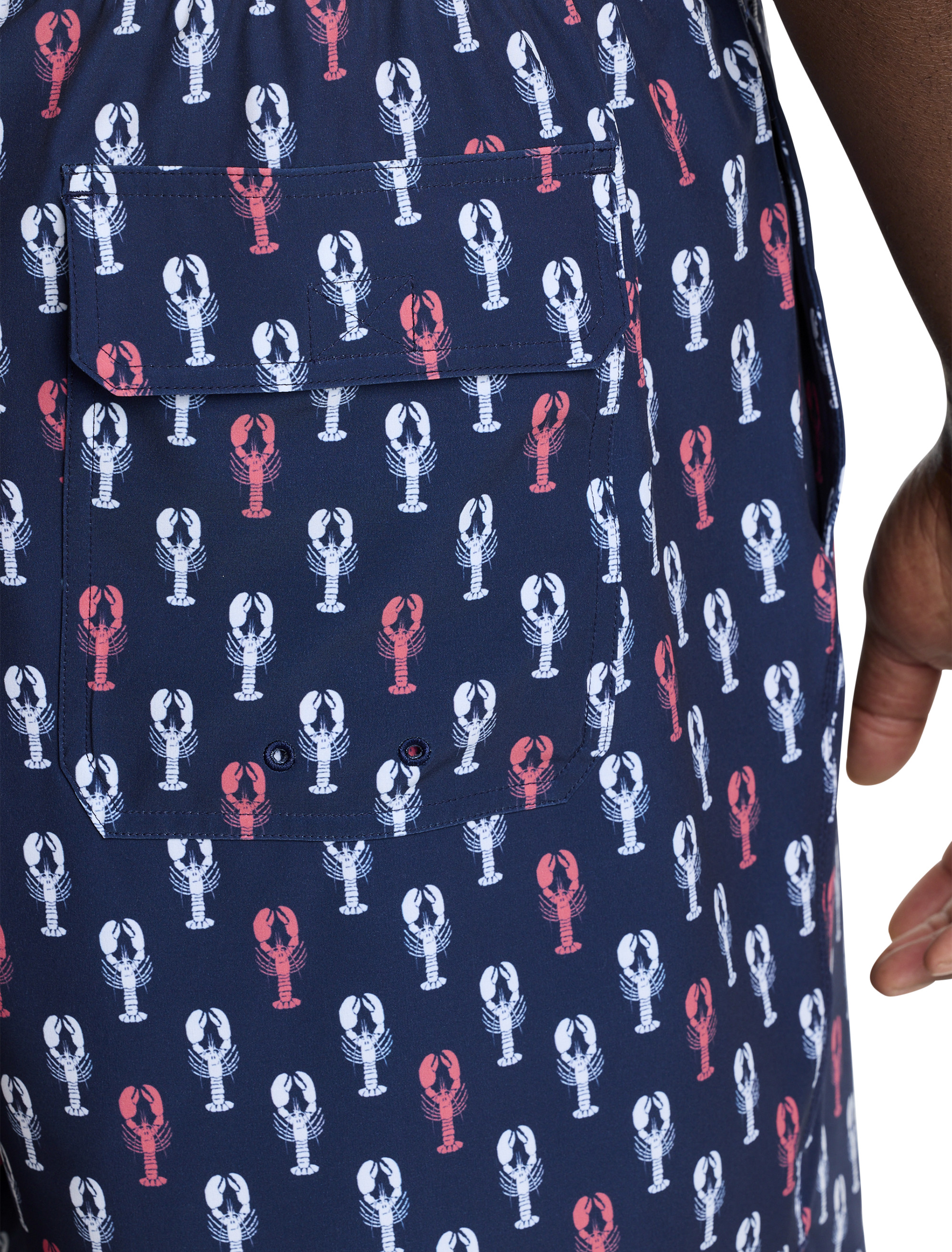 LOBSTER PRINTED CHAPPY NVY LBS