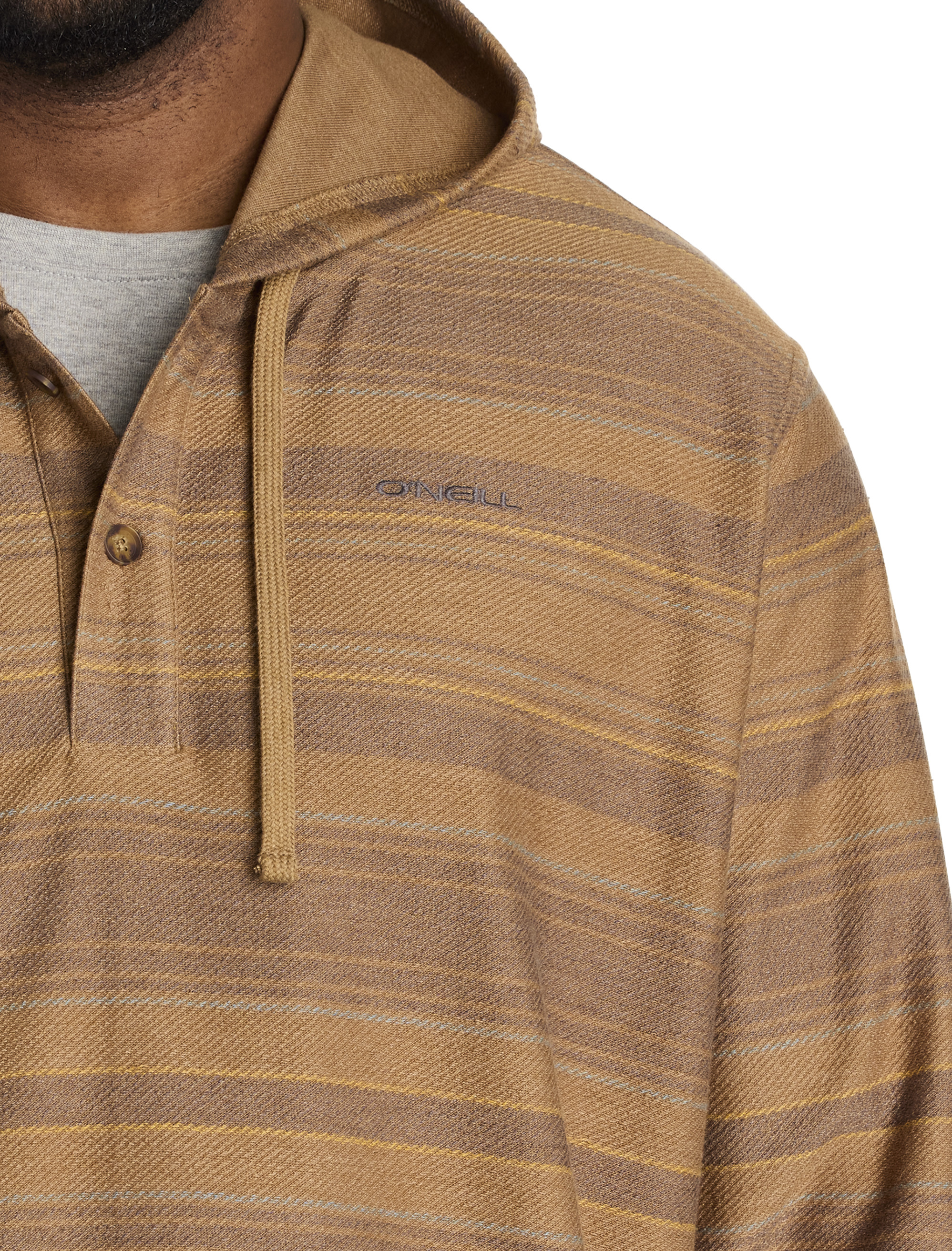 Bavaro Striped Pullover Hoodie