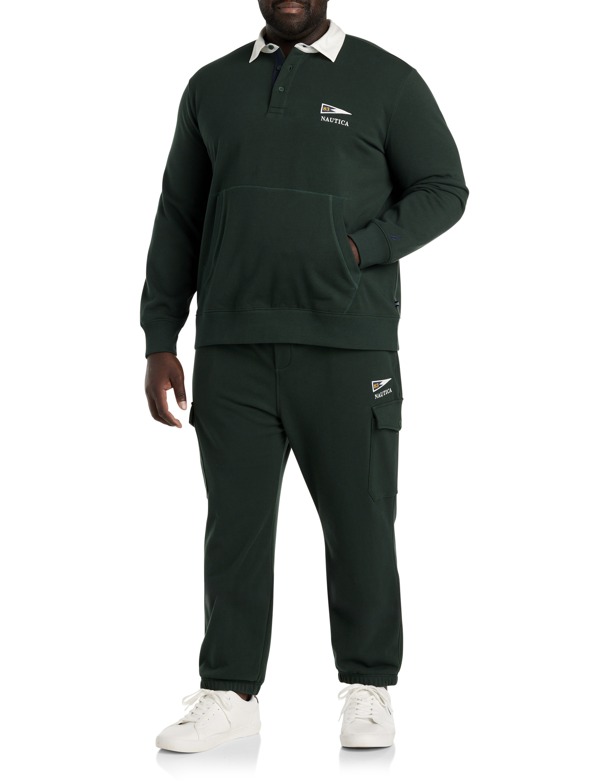 Pouch Pocket Polo Sweatshirt