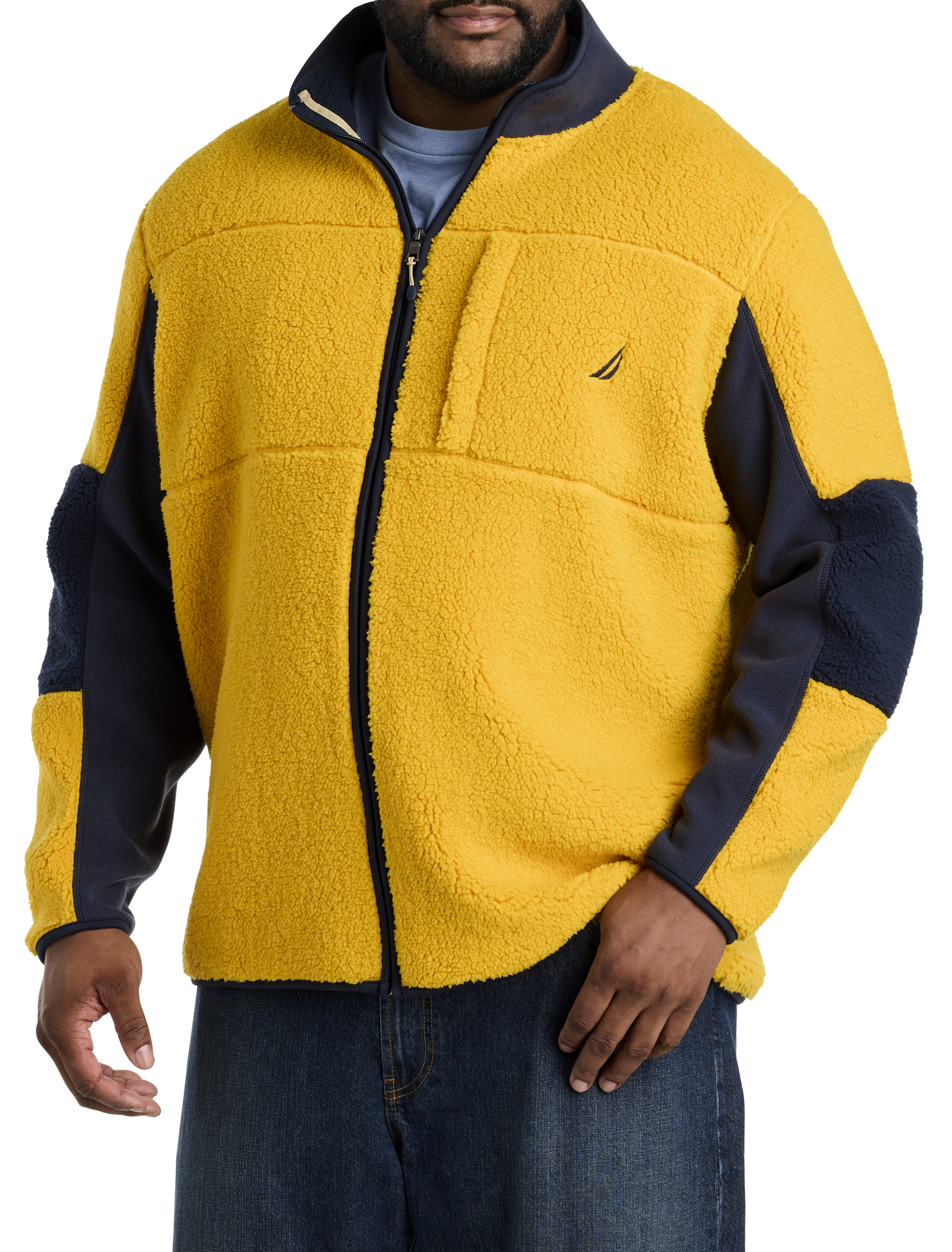 Nautica Elevated Nautex Zip Front Jacket Lightning Gold