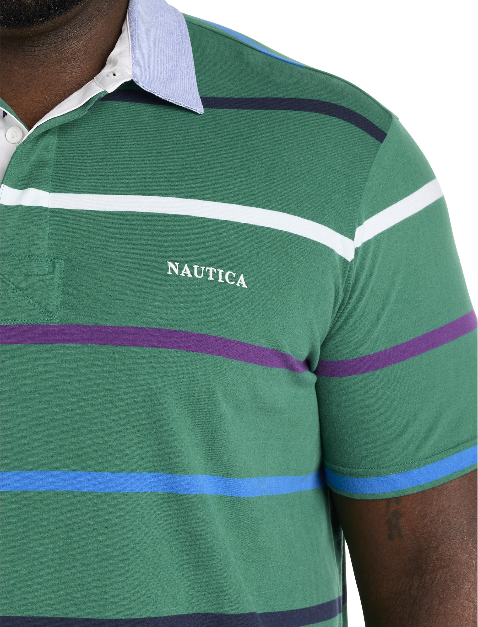Striped Rugby Polo Shirt - thumbnail 2