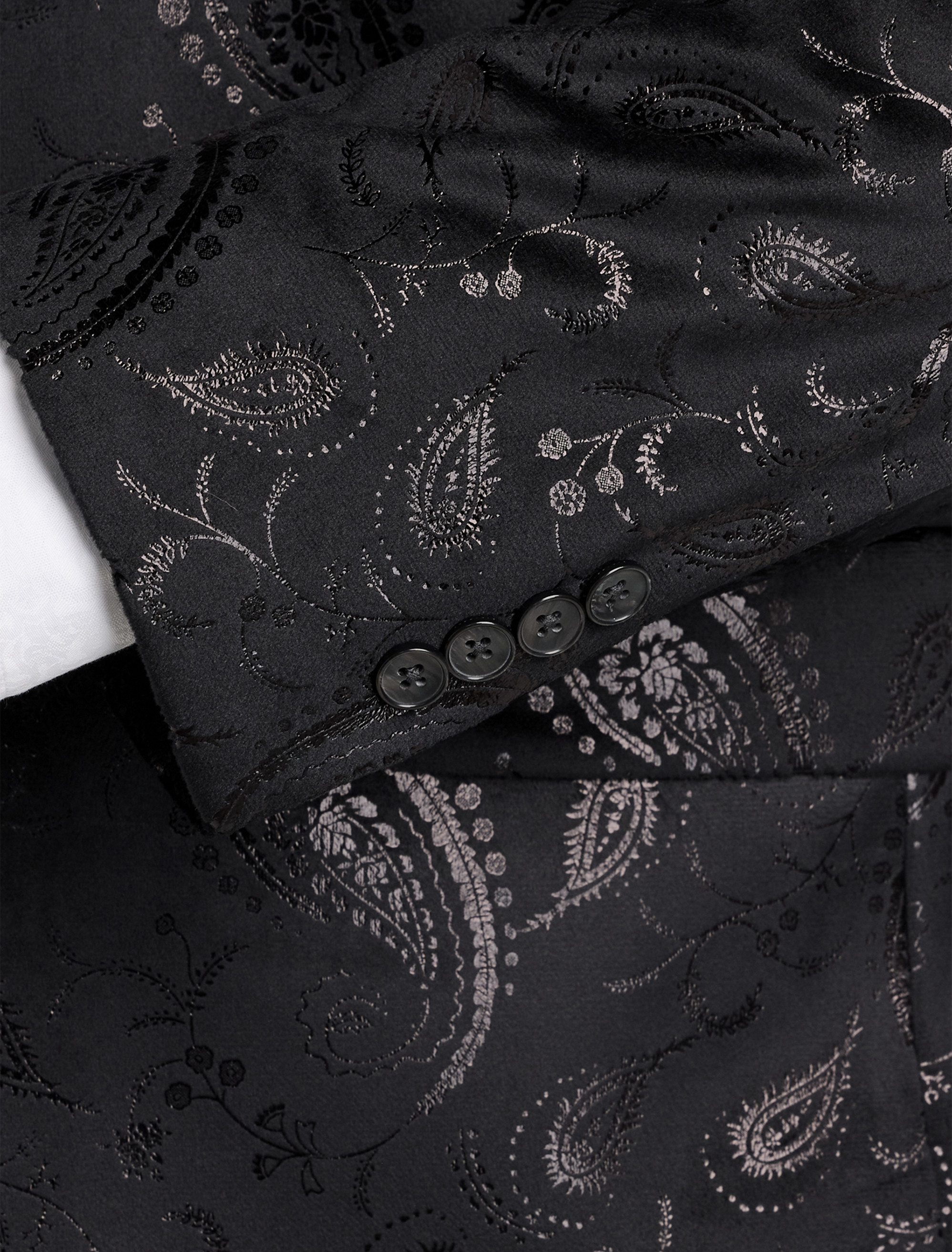 Big + Tall | Robert Graham Velvet Paisley Sport Coat | DXL