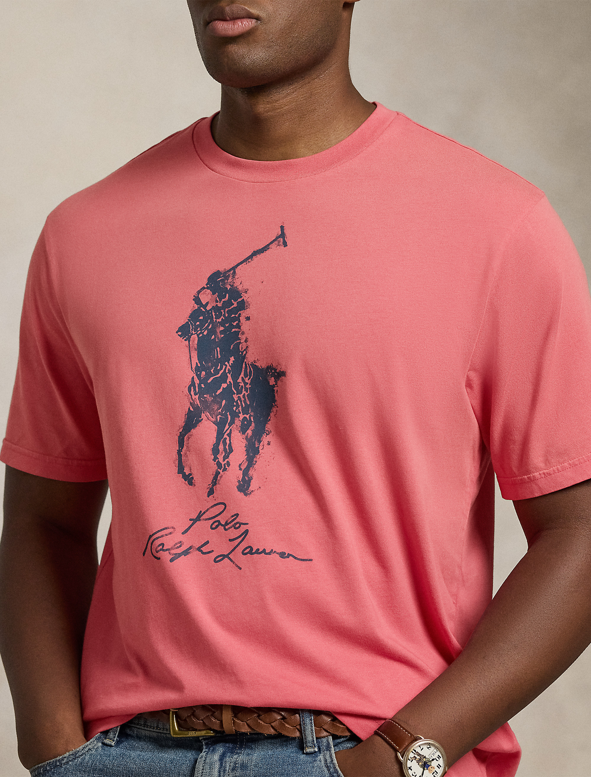 Big + Tall | Polo Ralph Lauren Big Pony T-Shirt | DXL