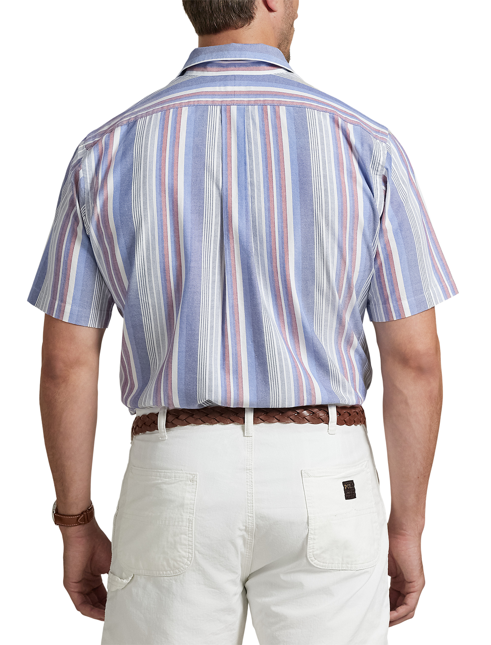 Big + Tall | Polo Ralph Lauren Multi Striped Oxford Sport Shirt | DXL