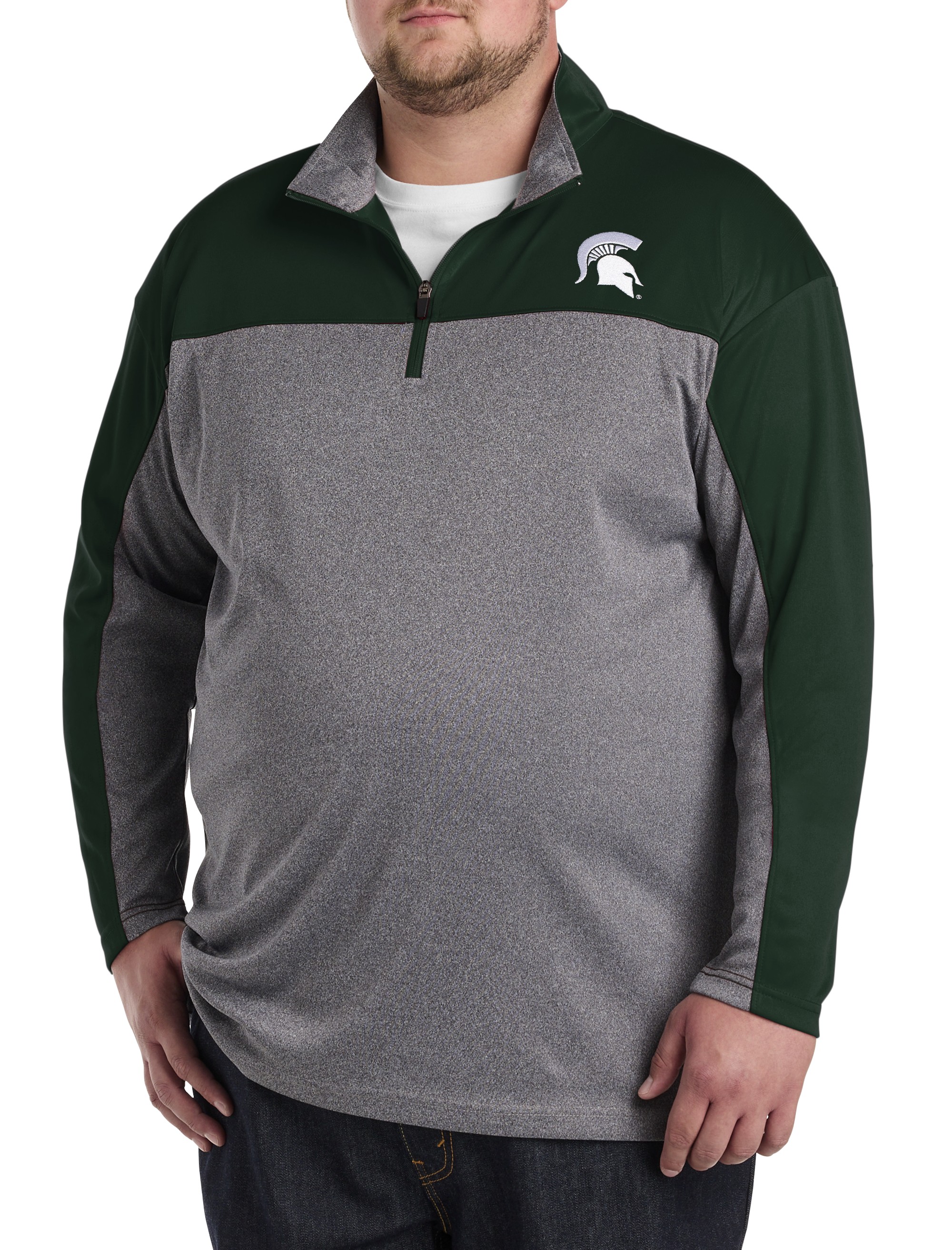 1/4-Zip Colorblocked Pullover