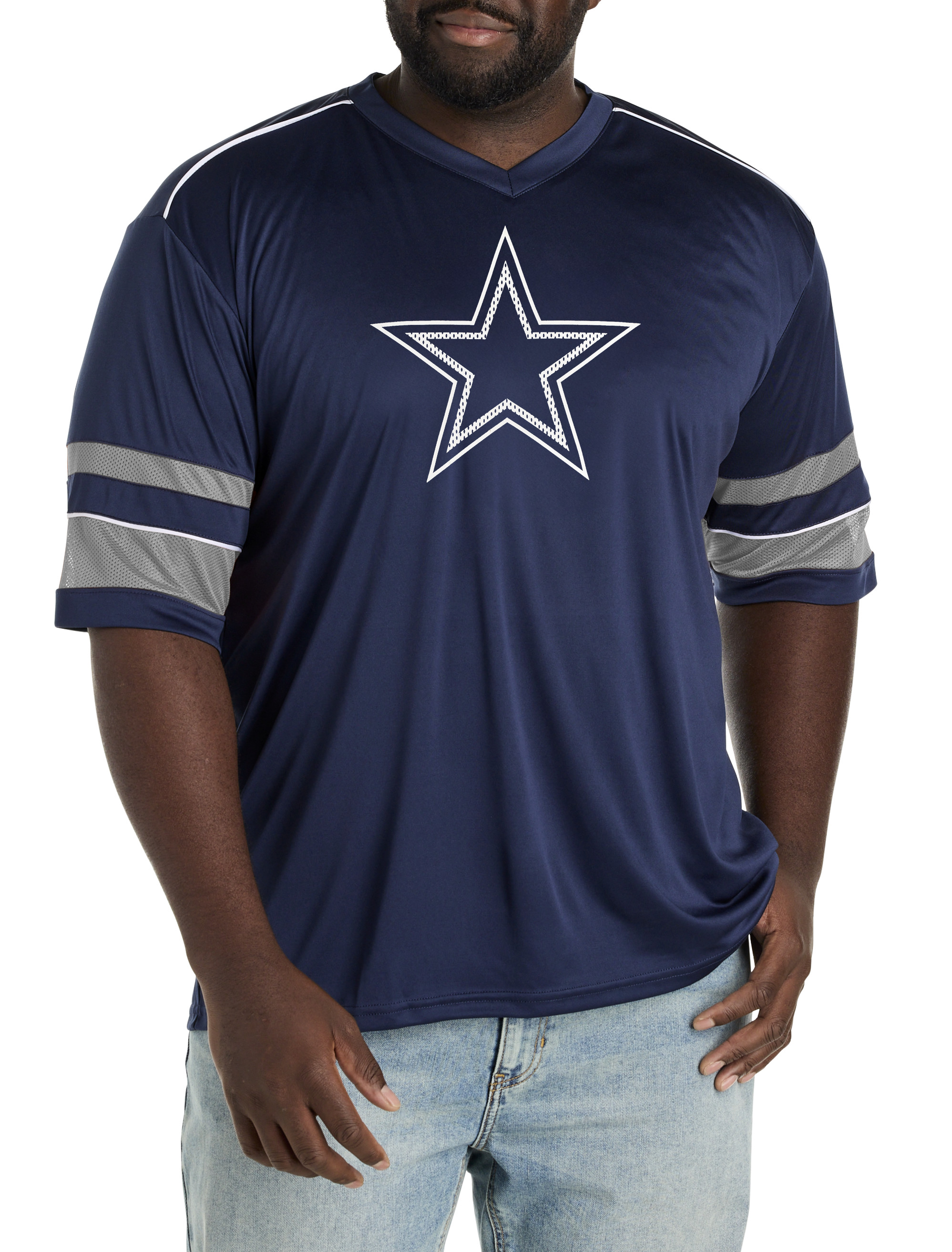 Big + Tall | NFL V-Neck Team T-Shirt | DXL