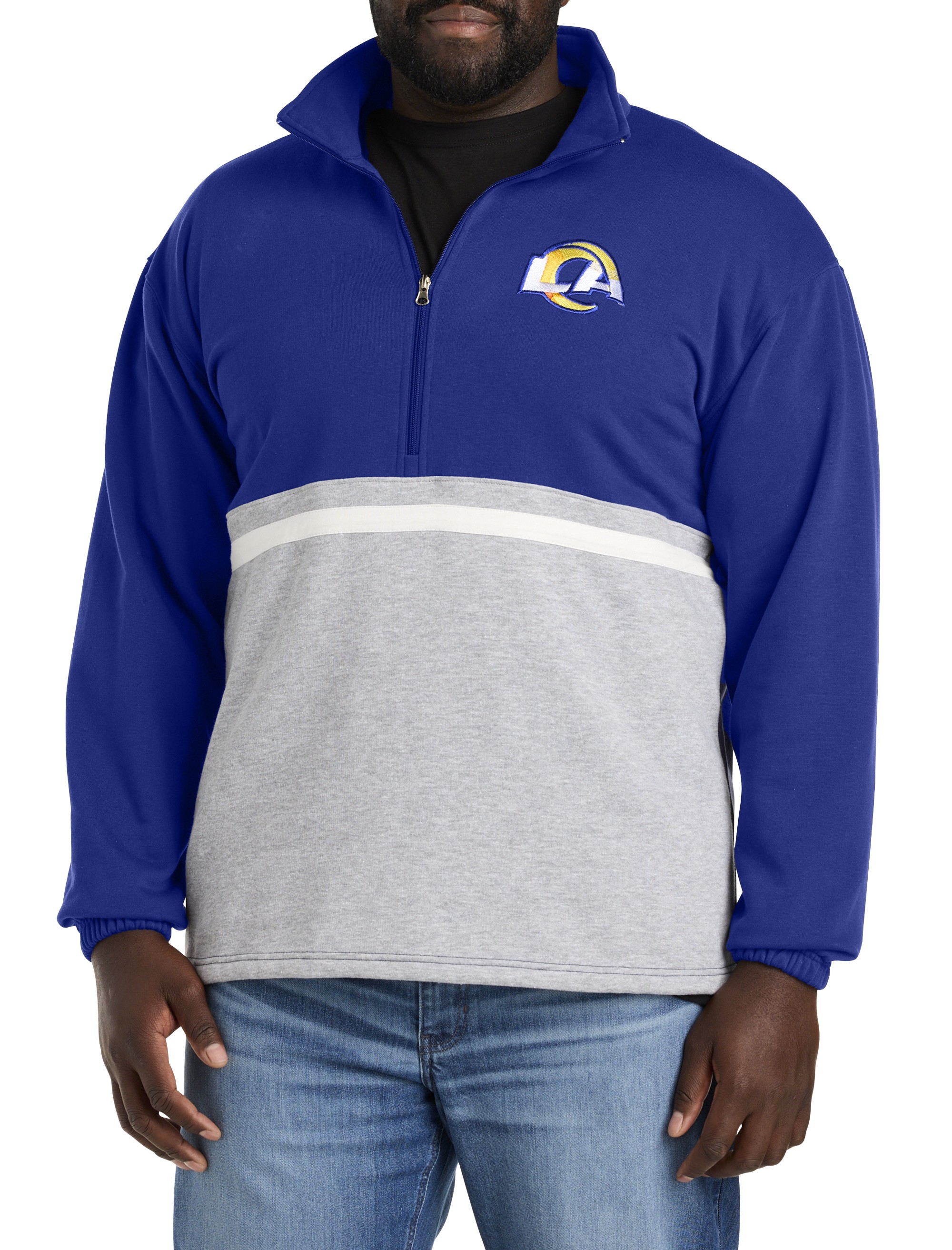 Colorblocked 1/4-Zip Pullover - thumbnail 2