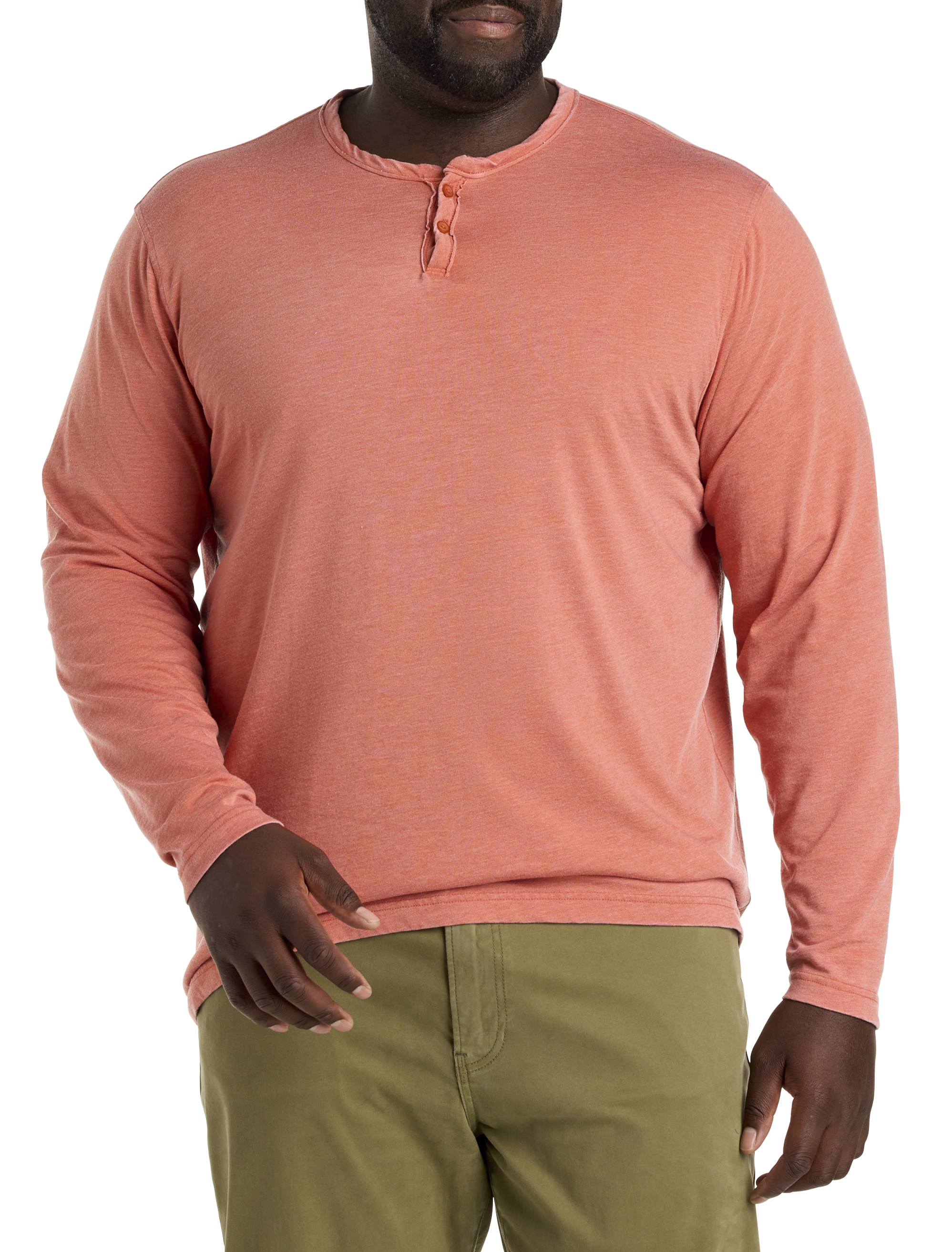 Long-Sleeve Henley Shirt