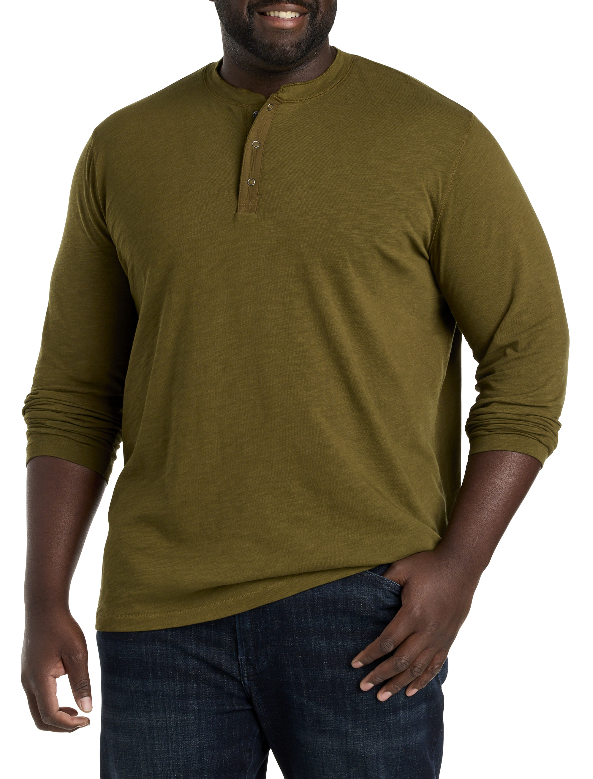 Lucky Brand Maglietta Henley A Righe – Maniche Corte – 100% Cotone – Chiusura A 3 Bottoni – Taglia 3XL – Colore Blu