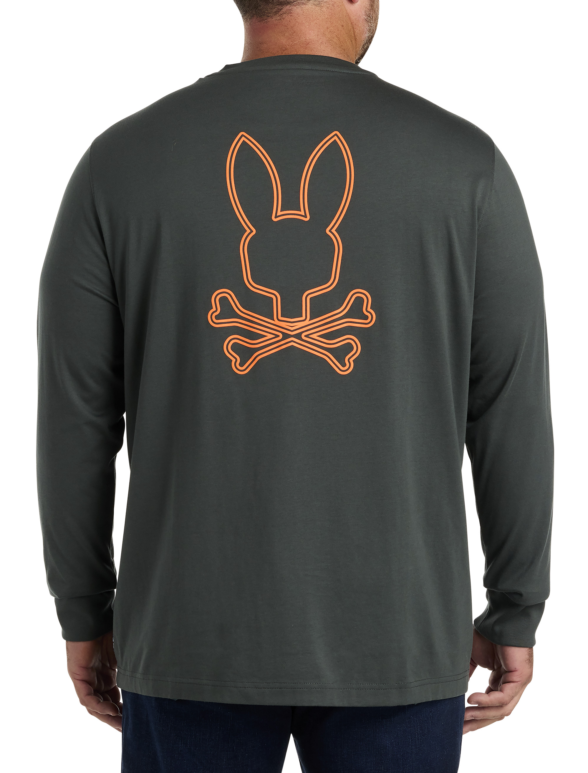 Big + Tall | Psycho Bunny Richardson Long-Sleeve Graphic T-Shirt | DXL