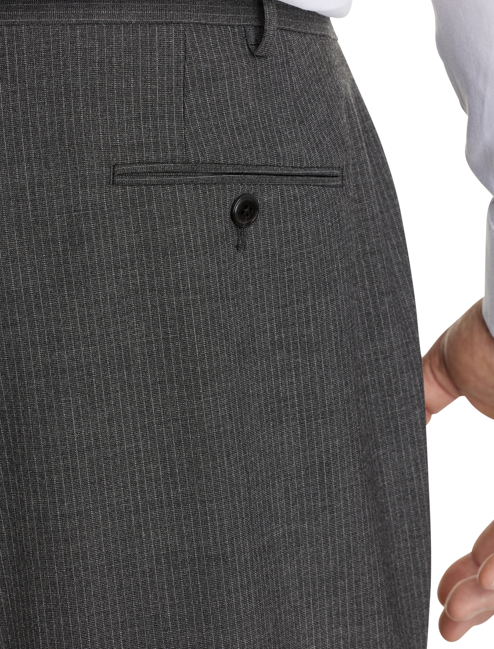 Pinstripe Suit Pants