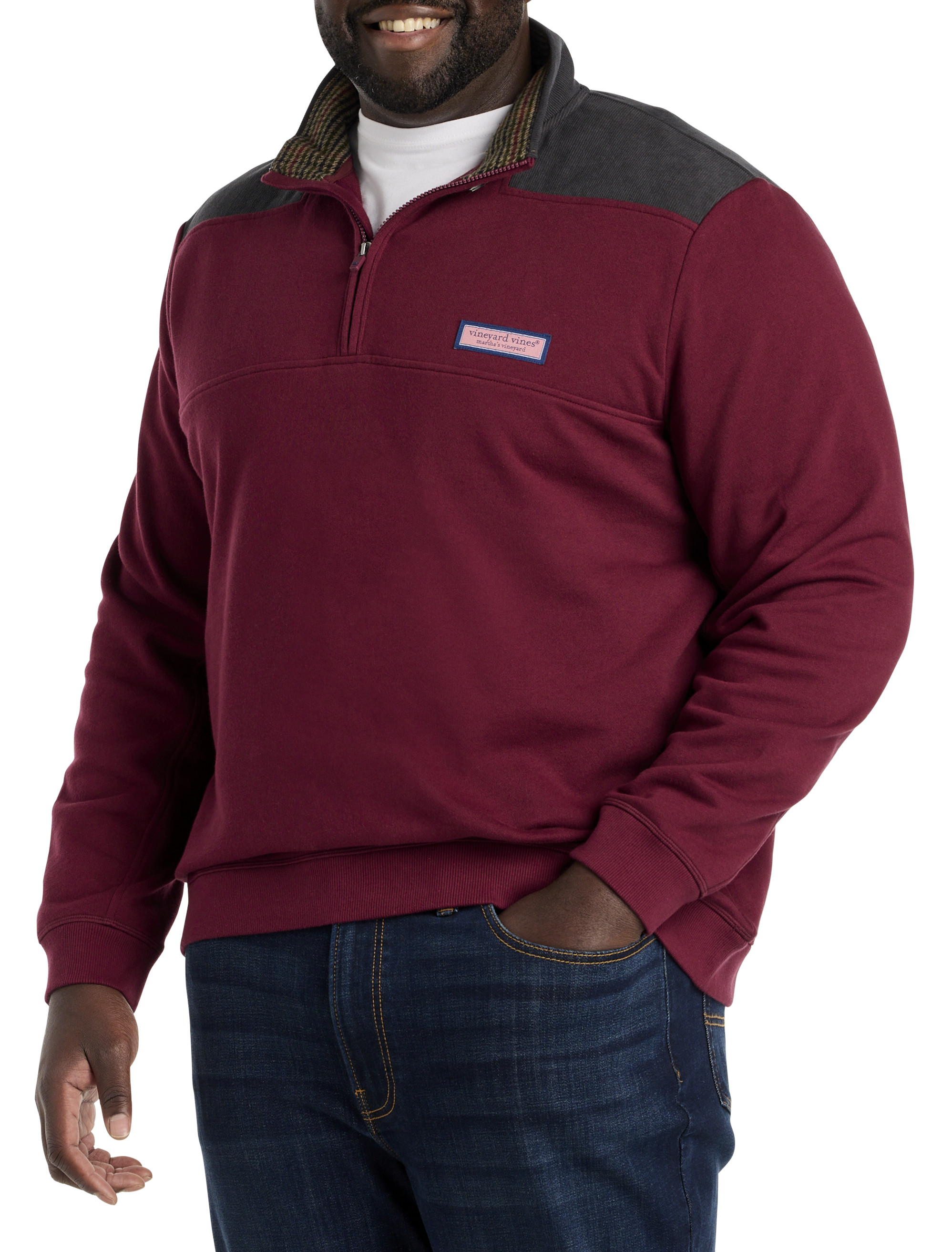 Big + Tall | Vineyard Vines 1/4-Zip Professor Shep™ Shirt | DXL