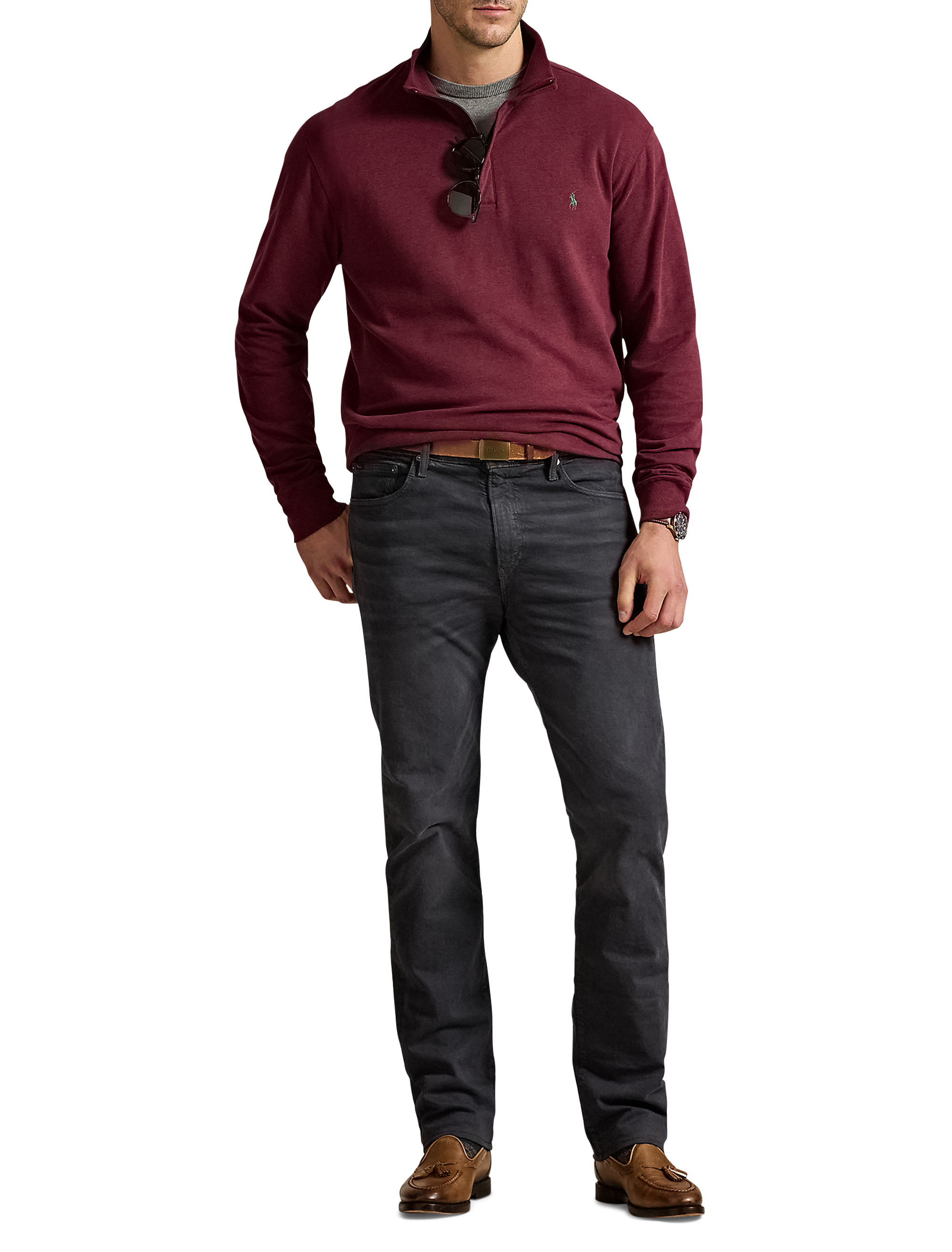 Big + Tall | Polo Ralph Lauren Luxe 1/4-Zip Pullover | DXL