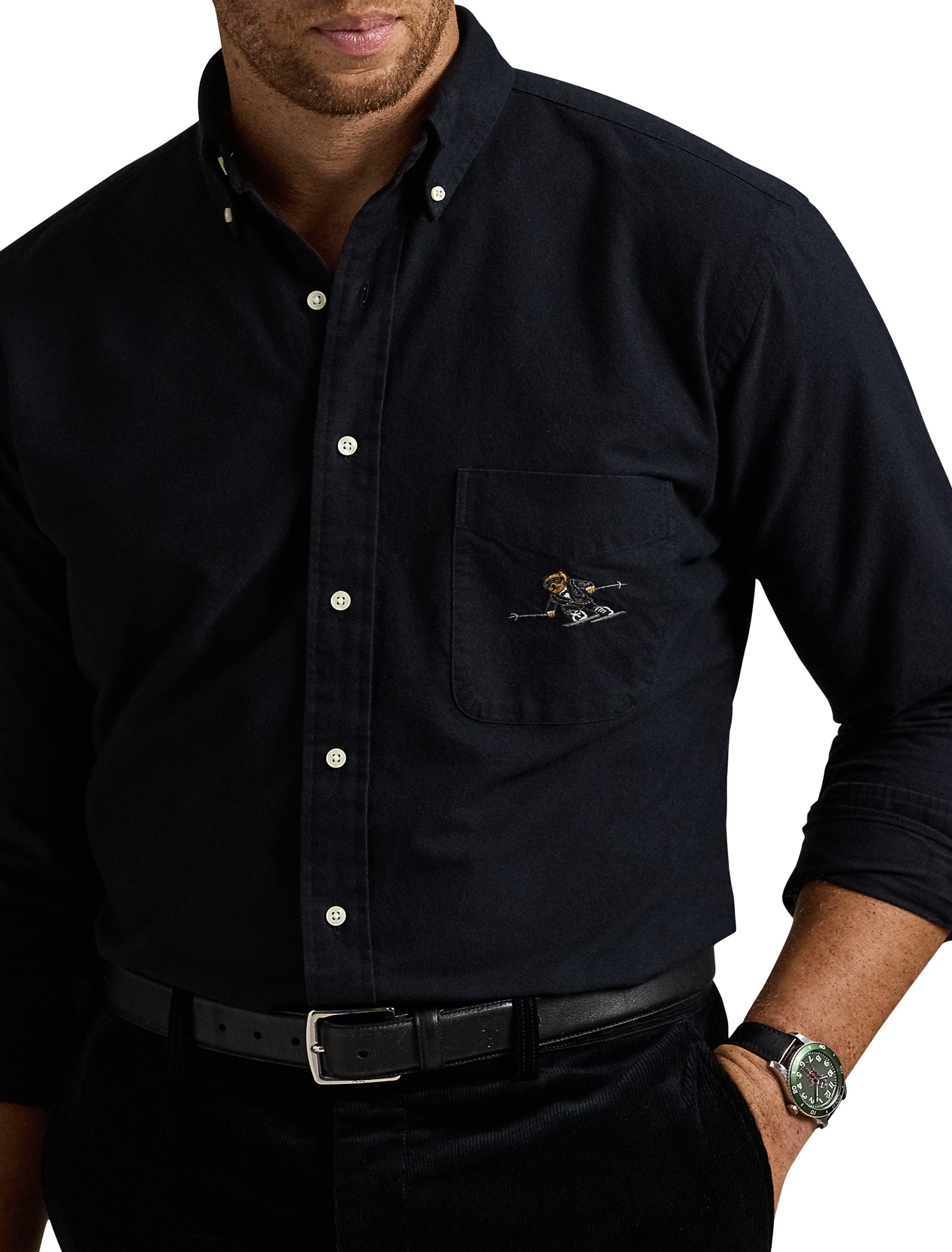Polo Bear Brushed Oxford Sport Shirt