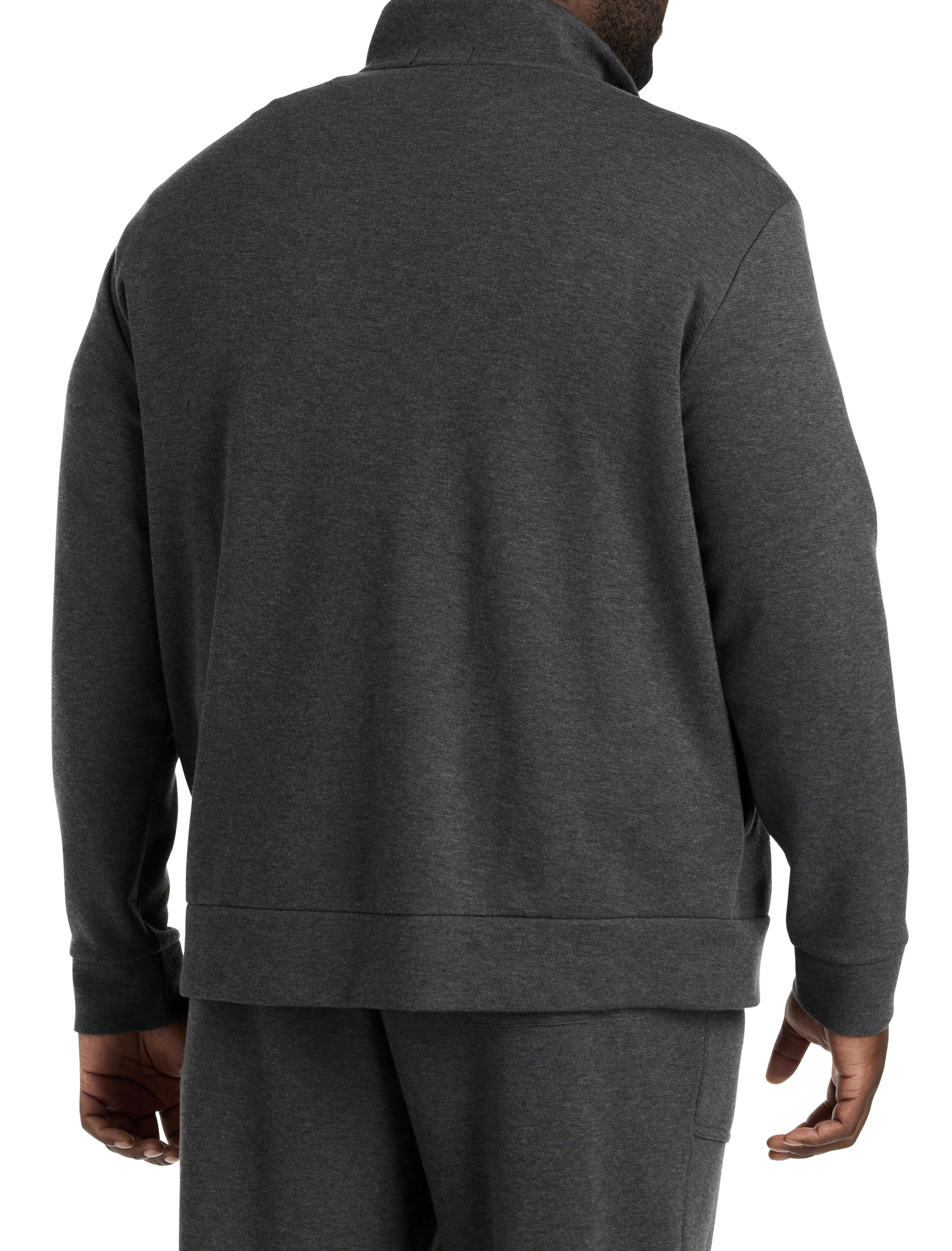 Big + Tall | Polo Ralph Lauren Double-Knit Mesh 1/4-Zip Pullover | DXL