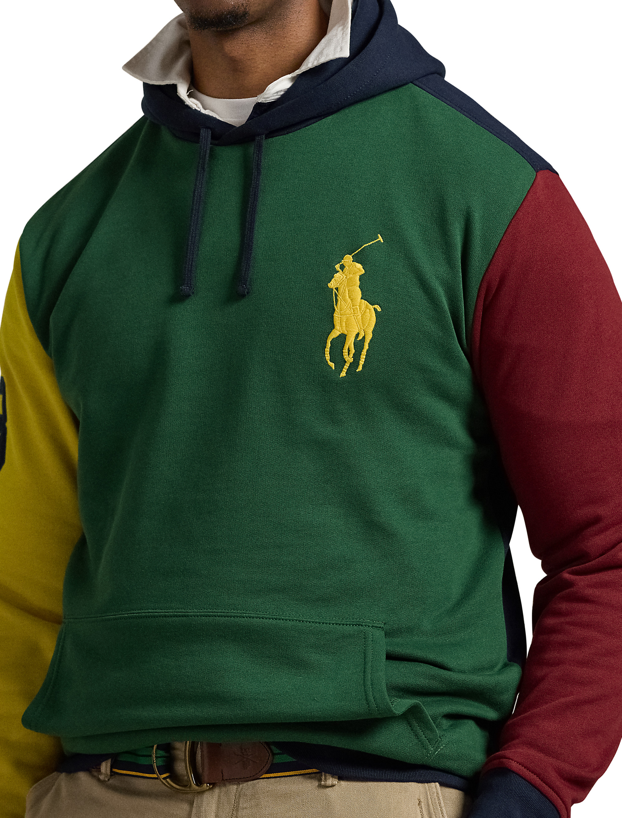 Big + Tall | Polo Ralph Lauren Big Pony Colorblocked Fleece