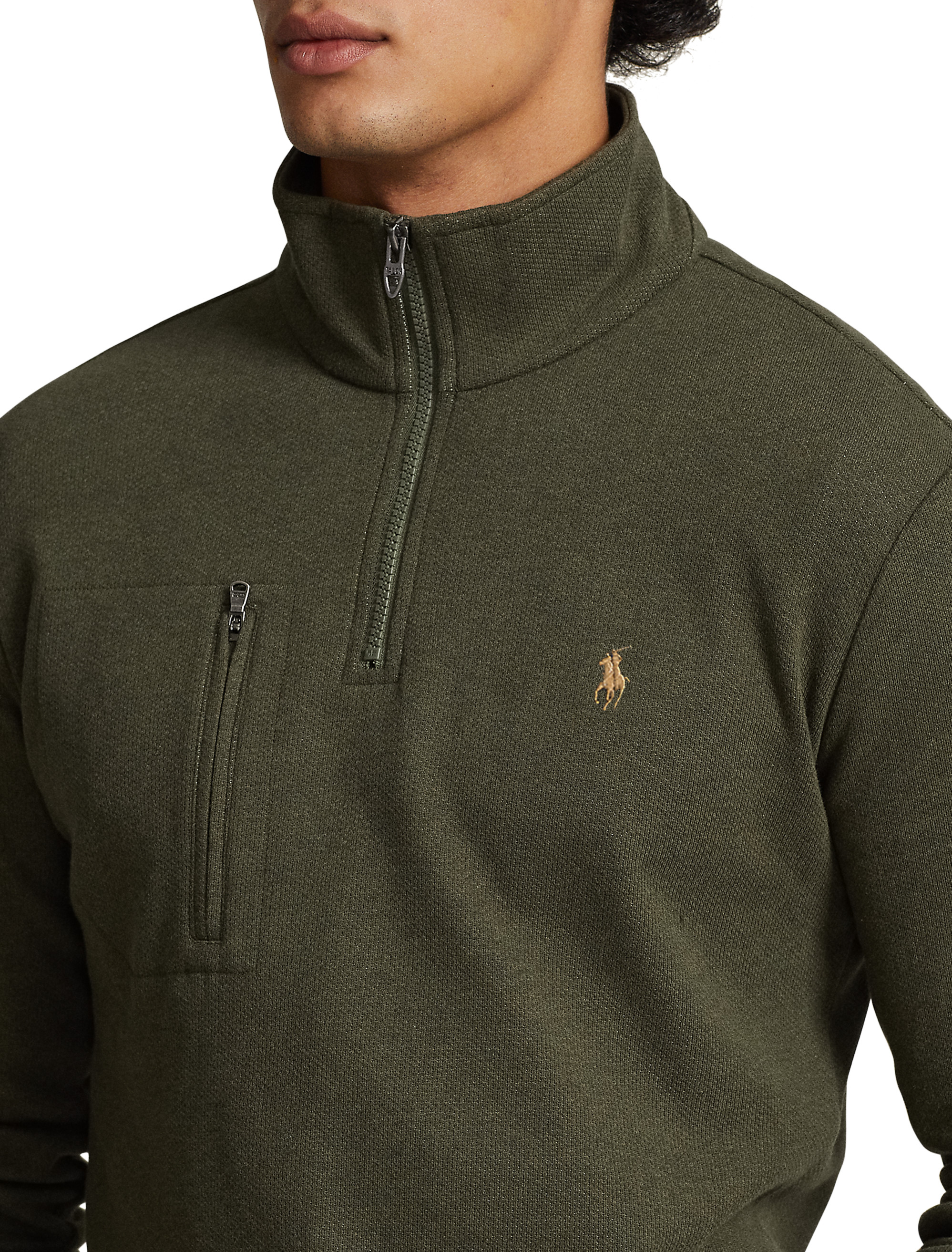 Big + Tall | Polo Ralph Lauren Terry 1/4-Zip Pullover | DXL