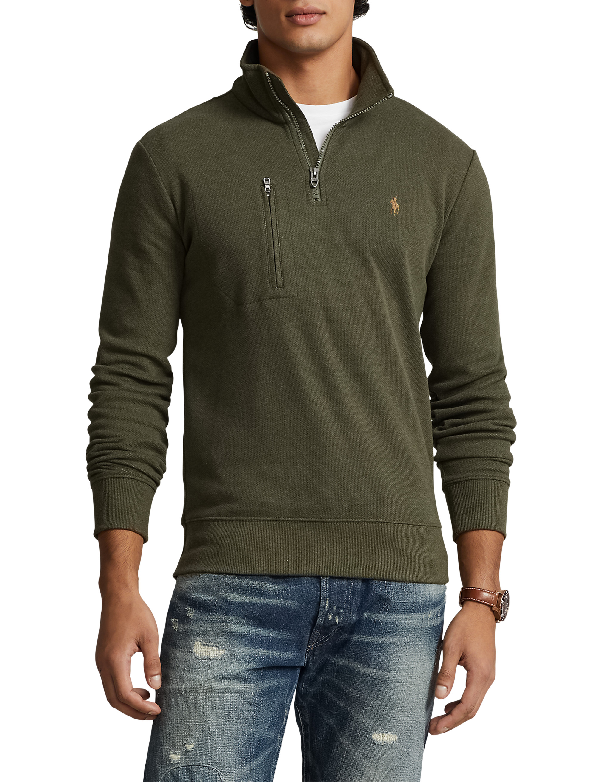 Microfleece Pullover Mountain Warehouse Snowdon II Men's Fleece