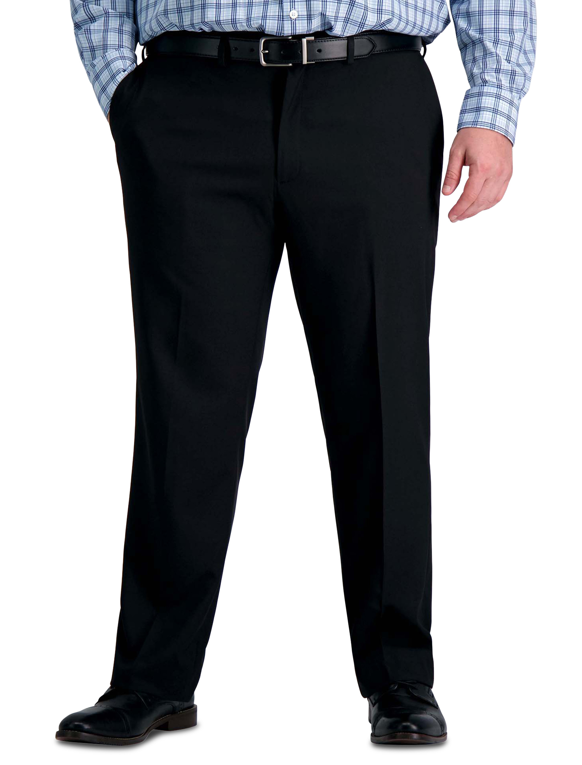 black stretchy dress pants Black Stretch Dress Pants main image 1