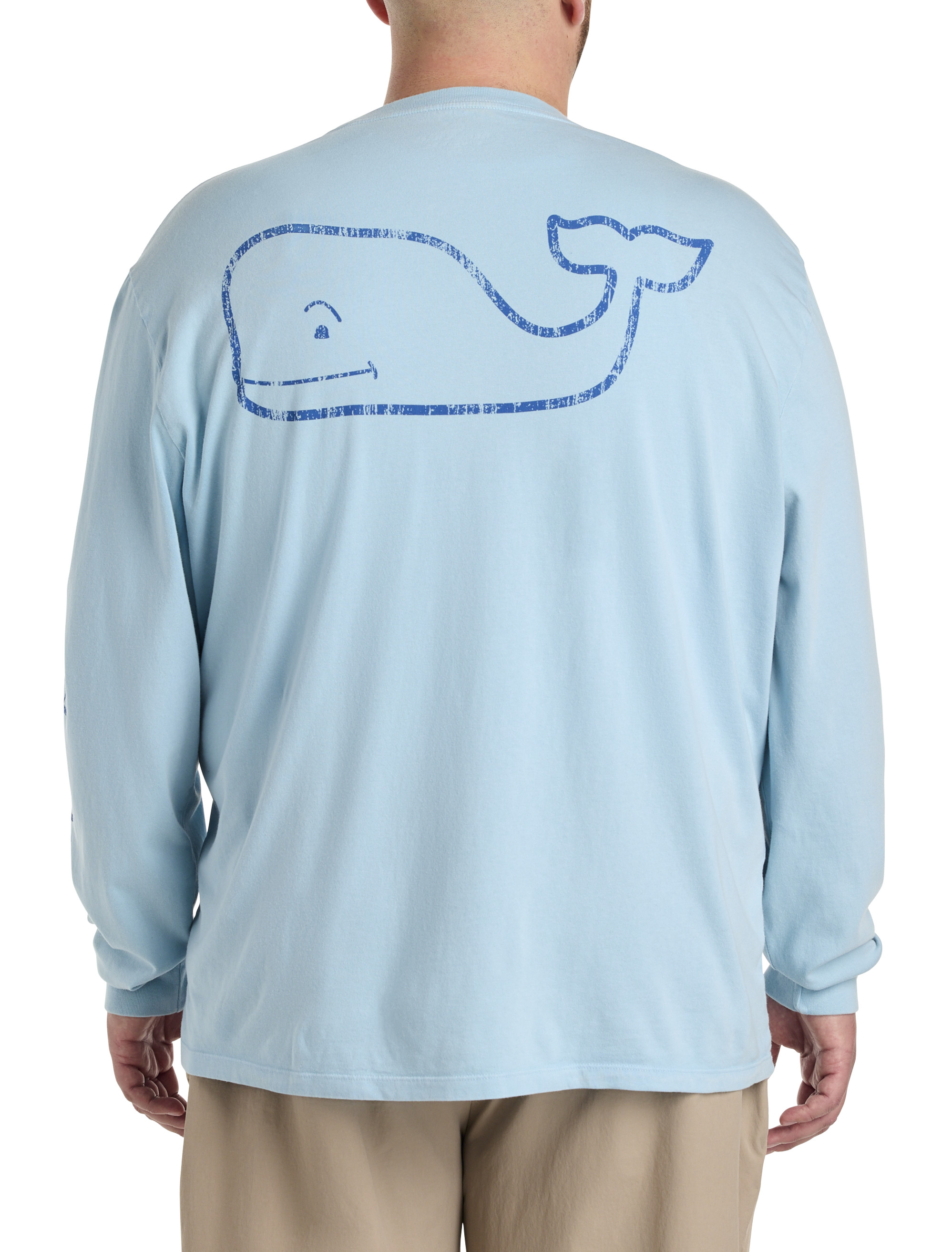 Big + Tall | Vineyard Vines Whale Long-Sleeve Graphic Tee | DXL