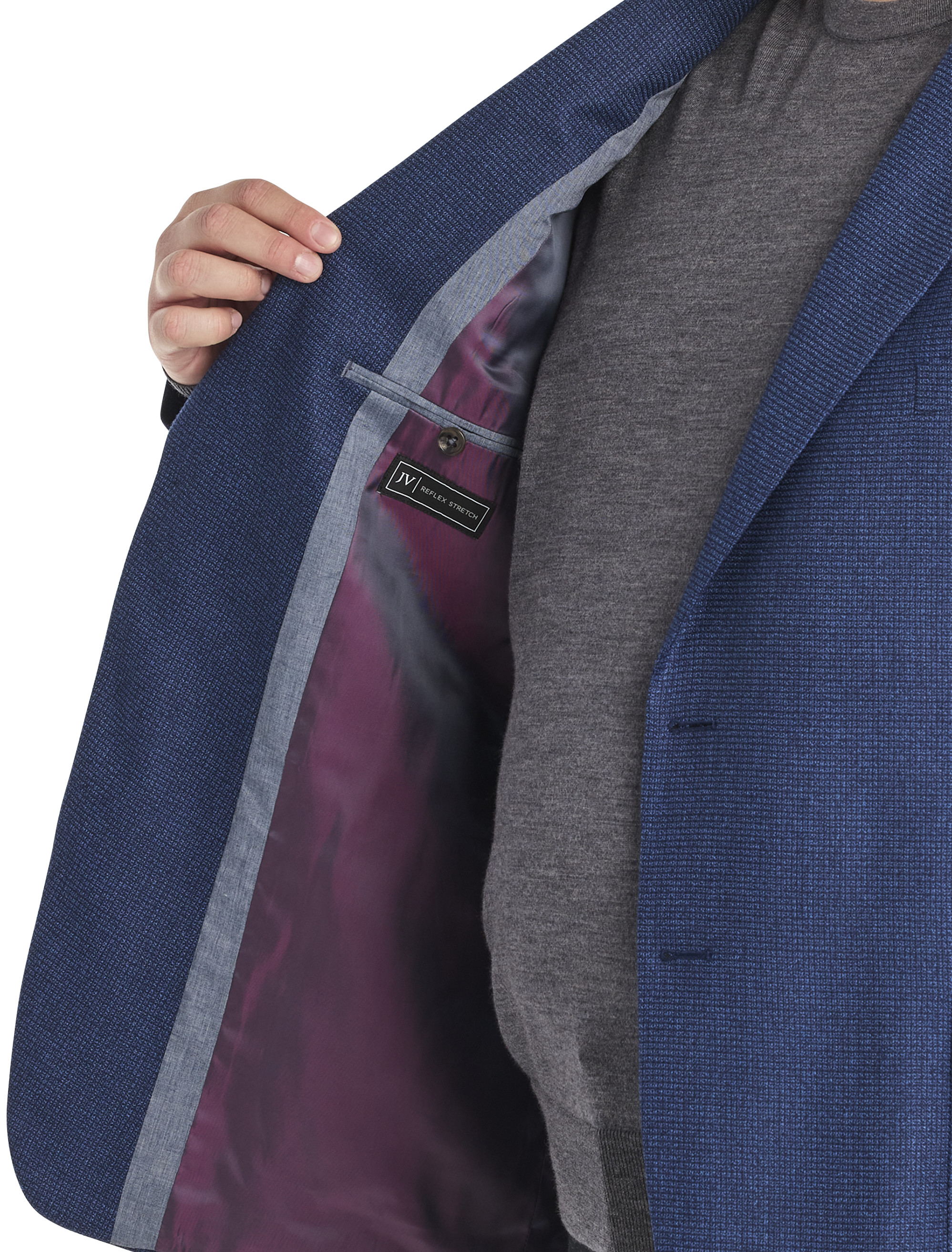 Big + Tall | JV Reflex Mini Check Sport Coat | DXL