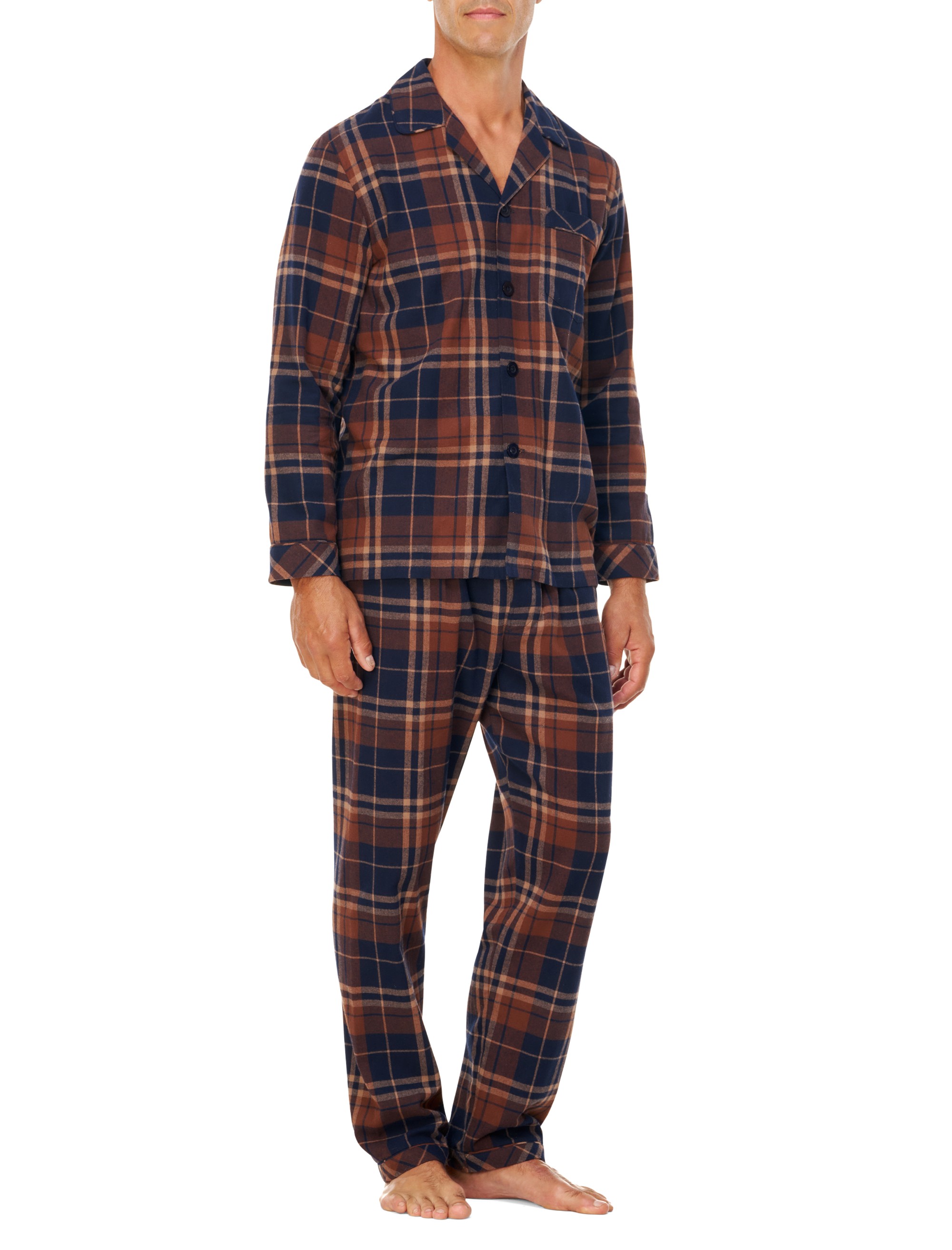 Plaid Flannel Pajama Set - thumbnail 6