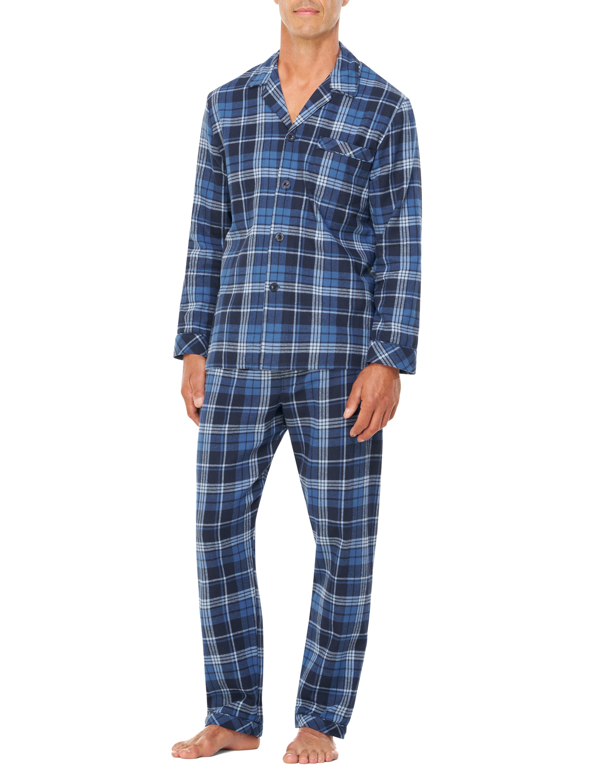 Plaid Flannel Pajama Set