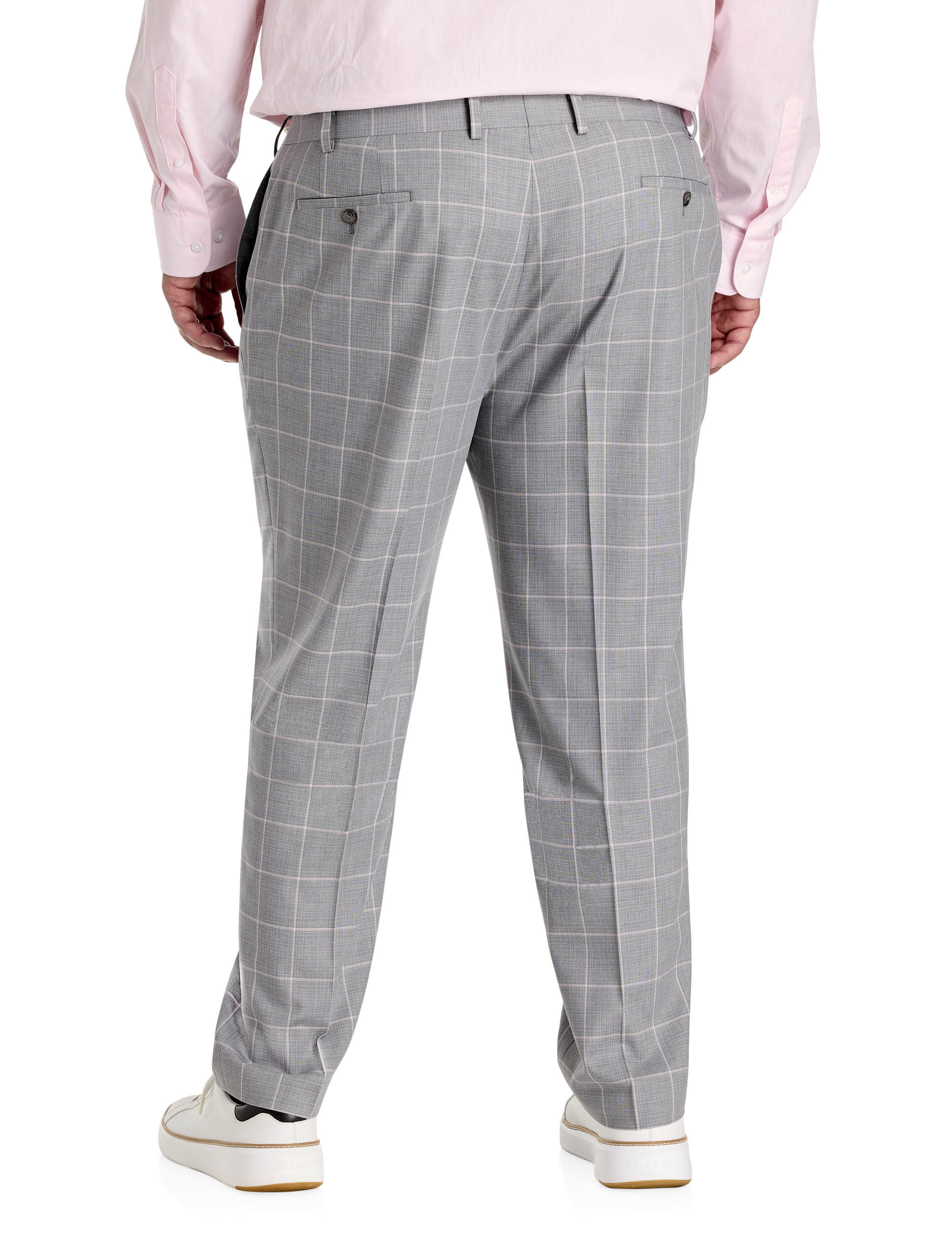 Big + Tall | Michael Kors Windowpane Suit Pants | DXL