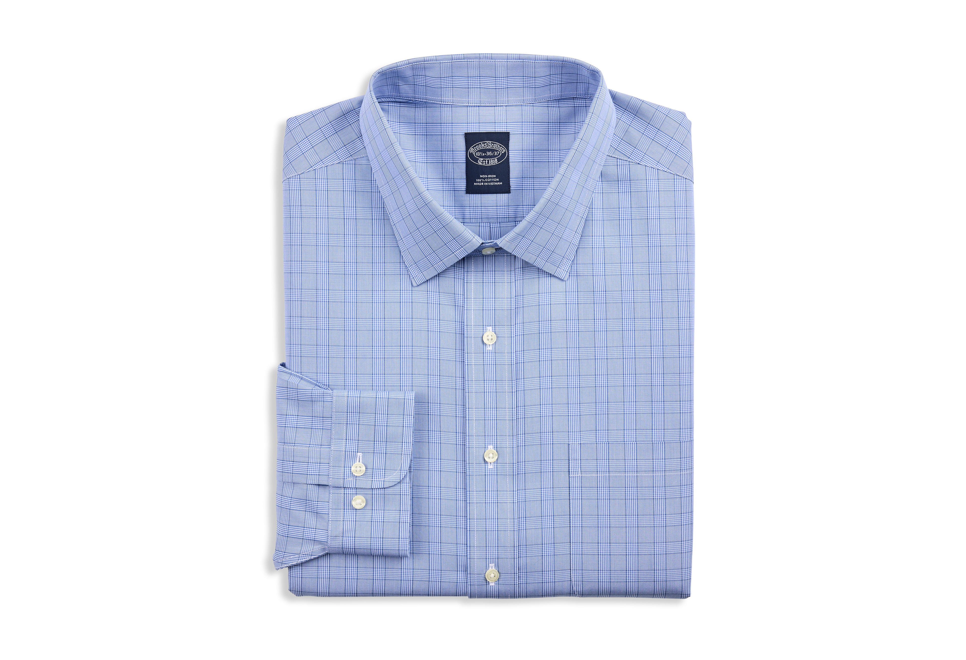 Non-Iron Glen Plaid Dress Shirt