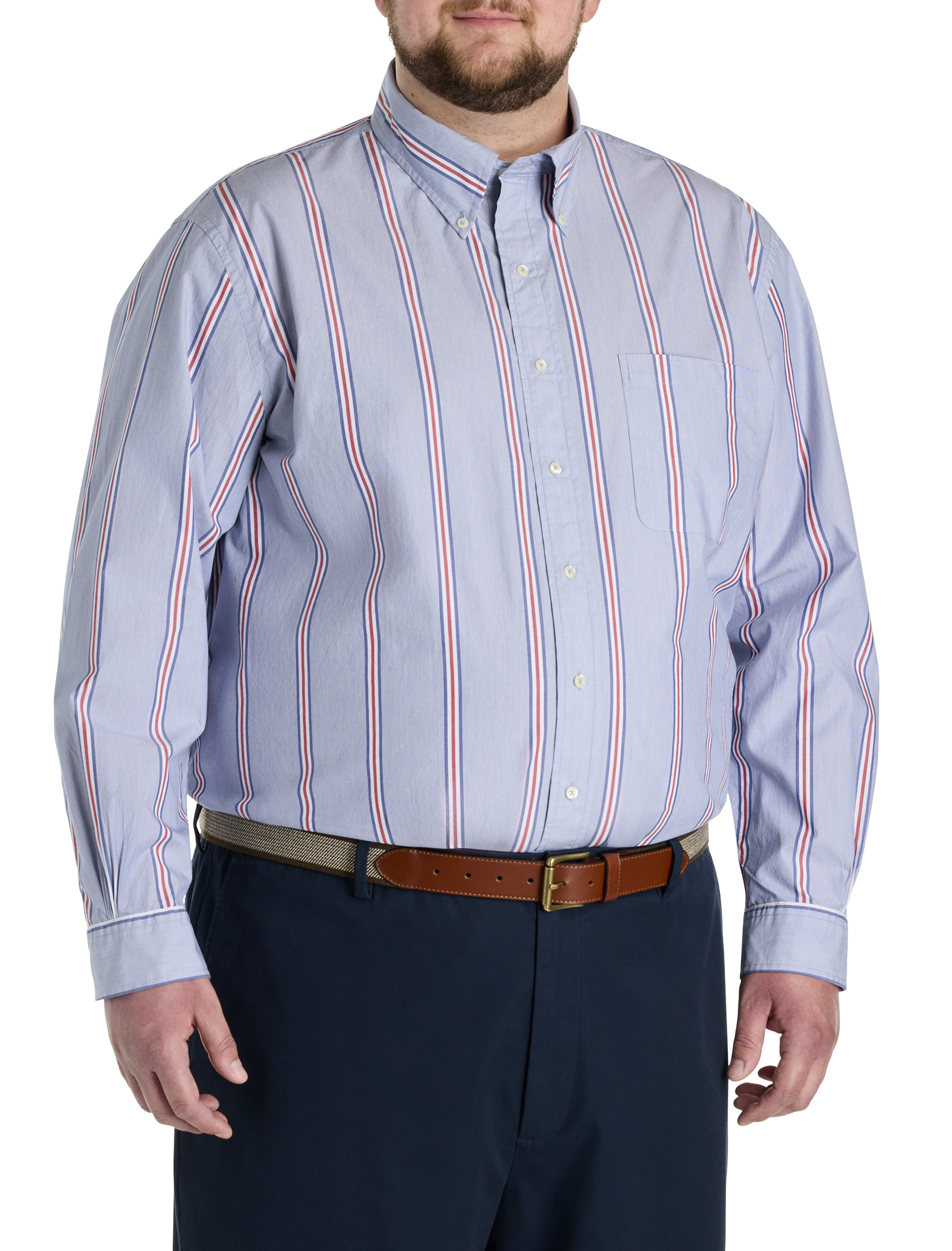 Multi-Striped Oxford Friday Sport Shirt