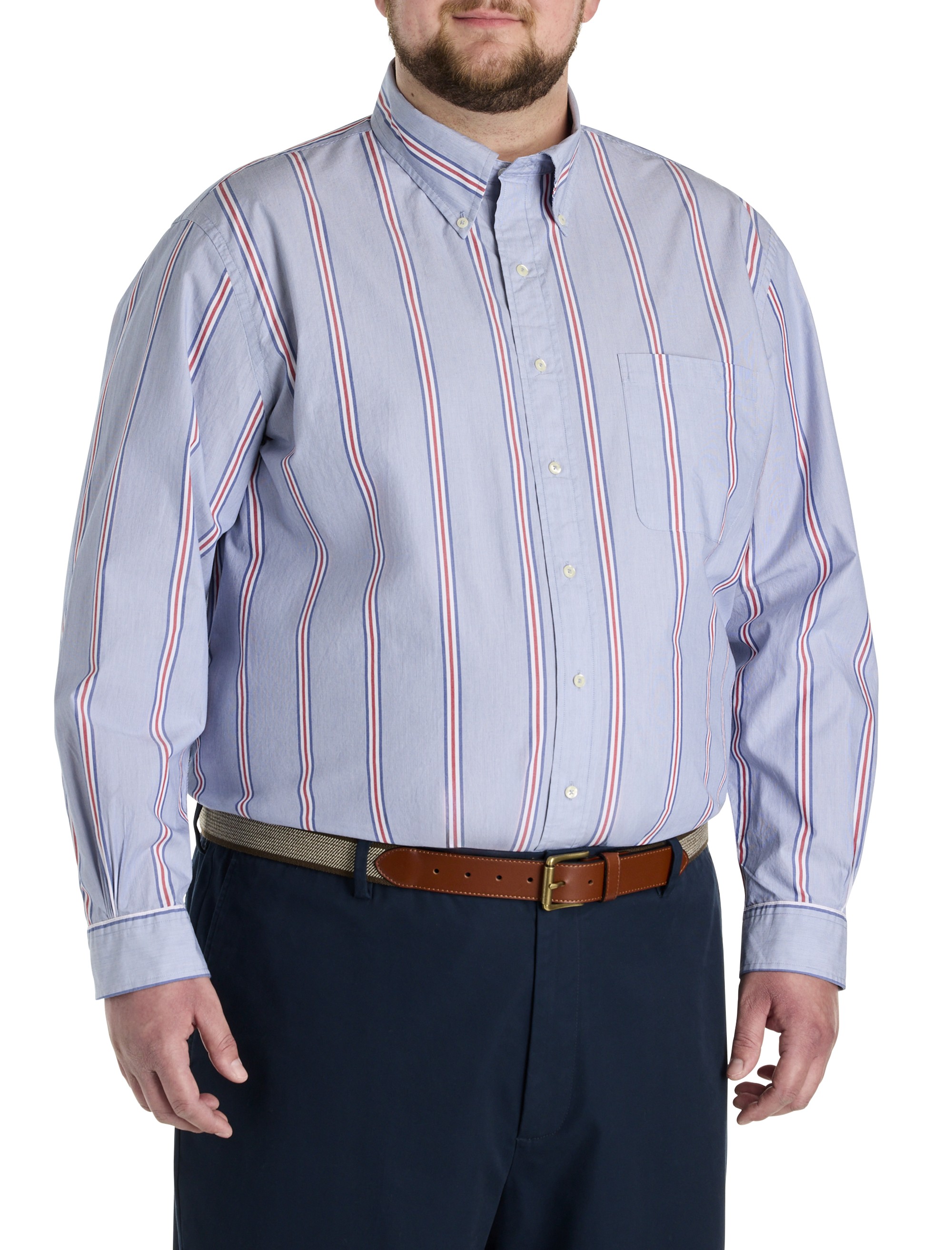Multi-Striped Oxford Friday Sport Shirt - thumbnail 2