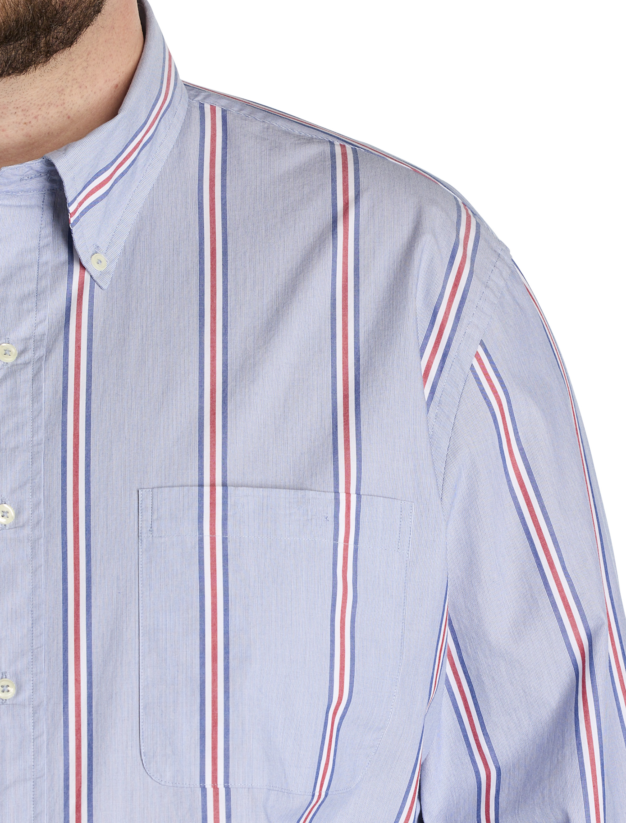 Multi-Striped Oxford Friday Sport Shirt